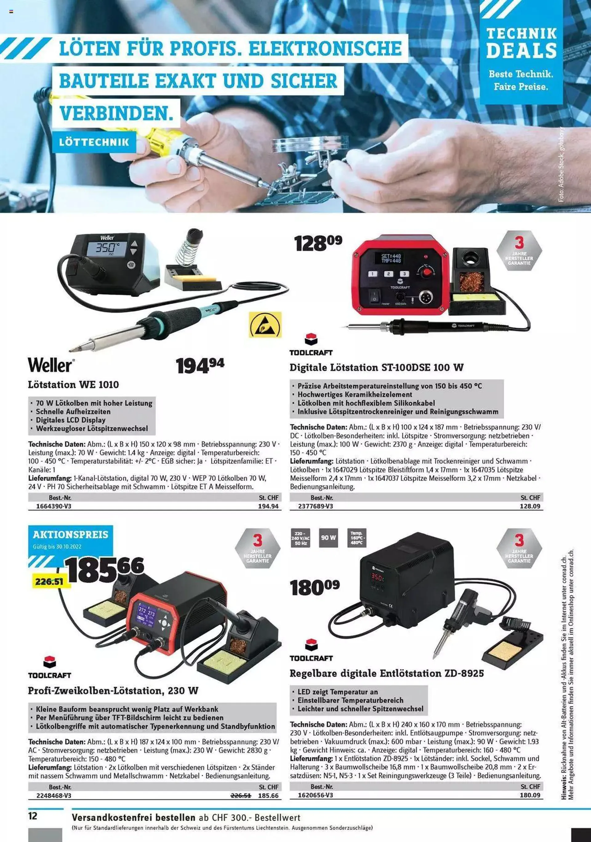 Conrad - Technik Deals von 30. August bis 31. Dezember 2023 - Prospekt seite  14