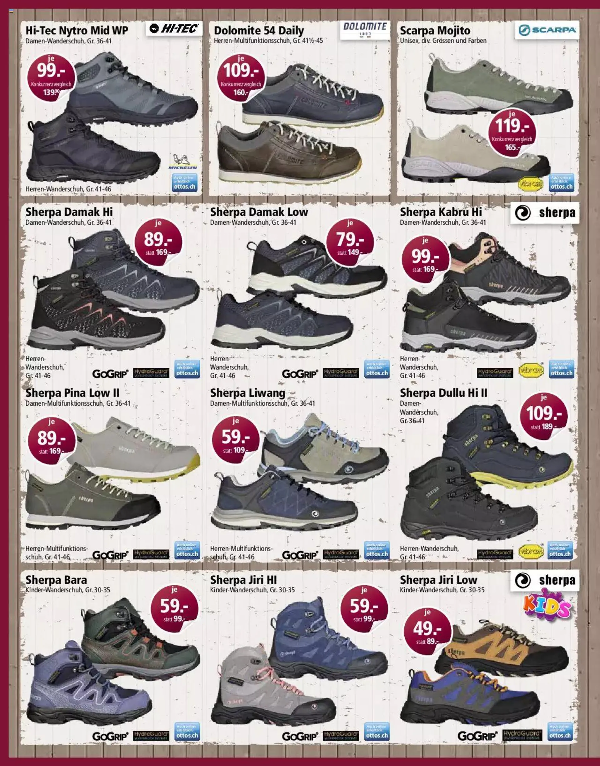 Otto's Sport Outlet von 27. März bis 31. Dezember 2023 - Prospekt seite  12