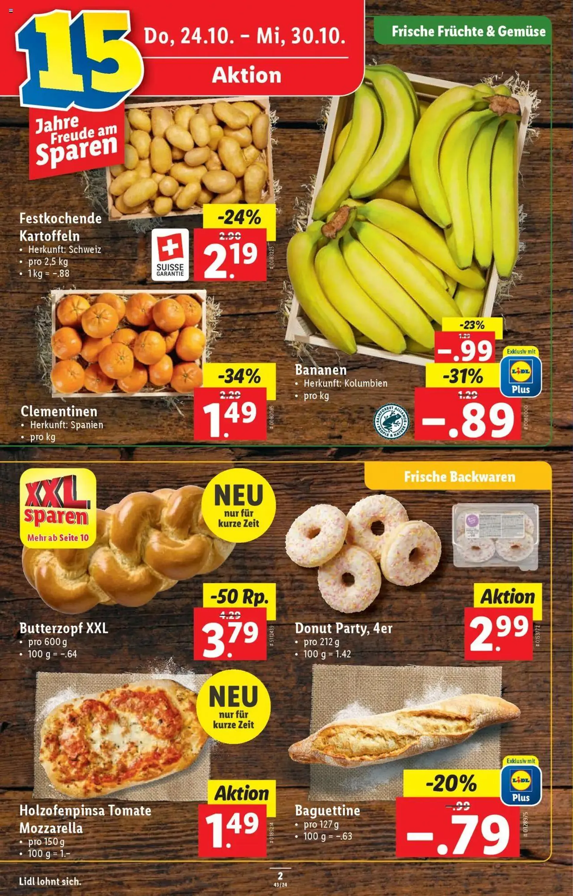 Lidl Aktionen von 24. Oktober bis 30. Oktober 2024 - Prospekt seite  2