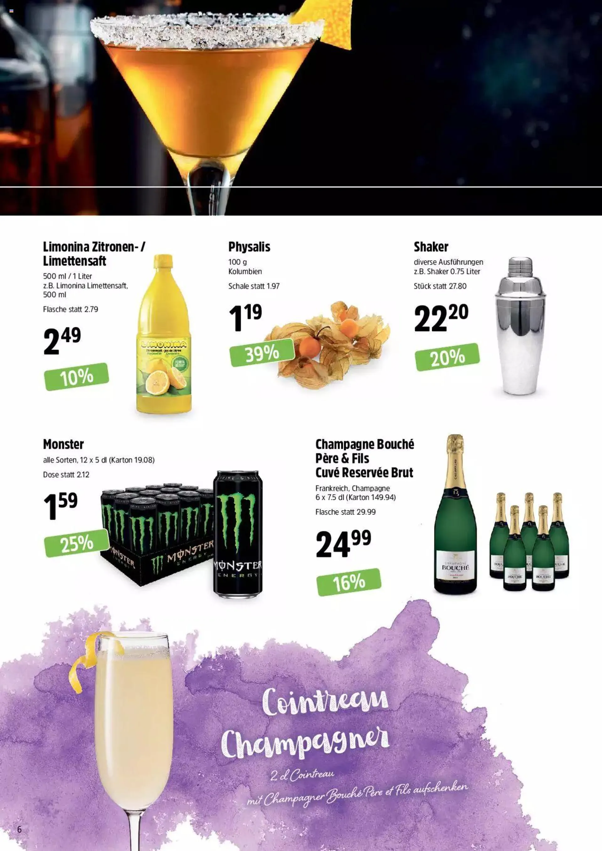 TopCC Aktionen Cocktails von 11. September bis 31. Dezember 2023 - Prospekt seite  6