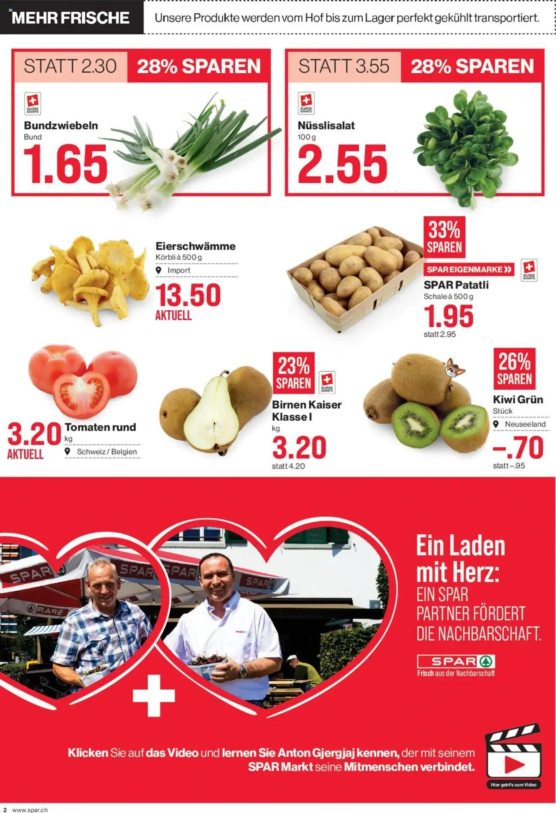 SPAR Aktionen von 3. Oktober bis 9. Oktober 2024 - Prospekt seite  2