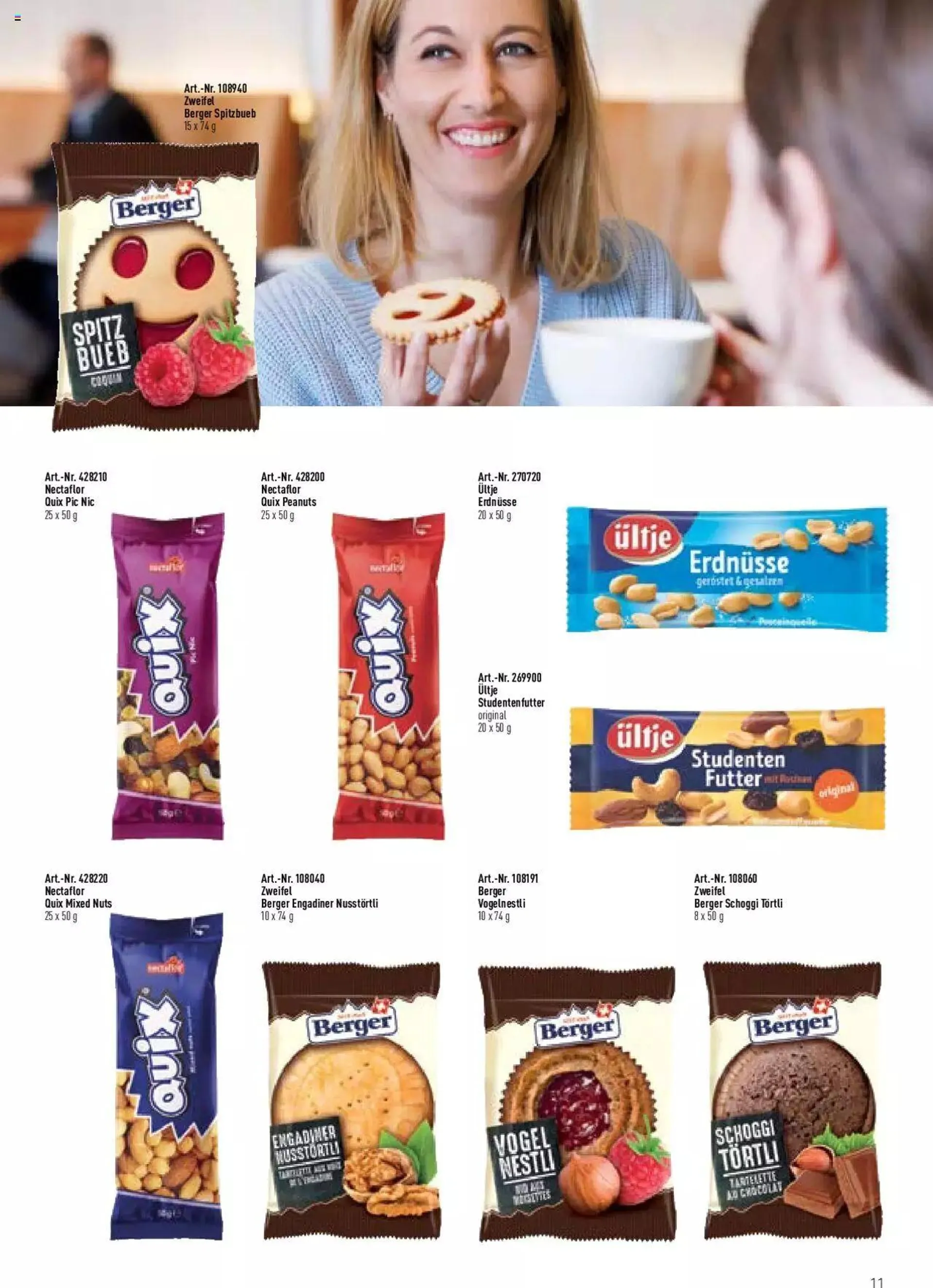 Prodega - Sortiments-Ideen für Kiosk und Shop in der Care-Gastronomie von 11. Mai bis 11. Mai 2024 - Prospekt seite  11
