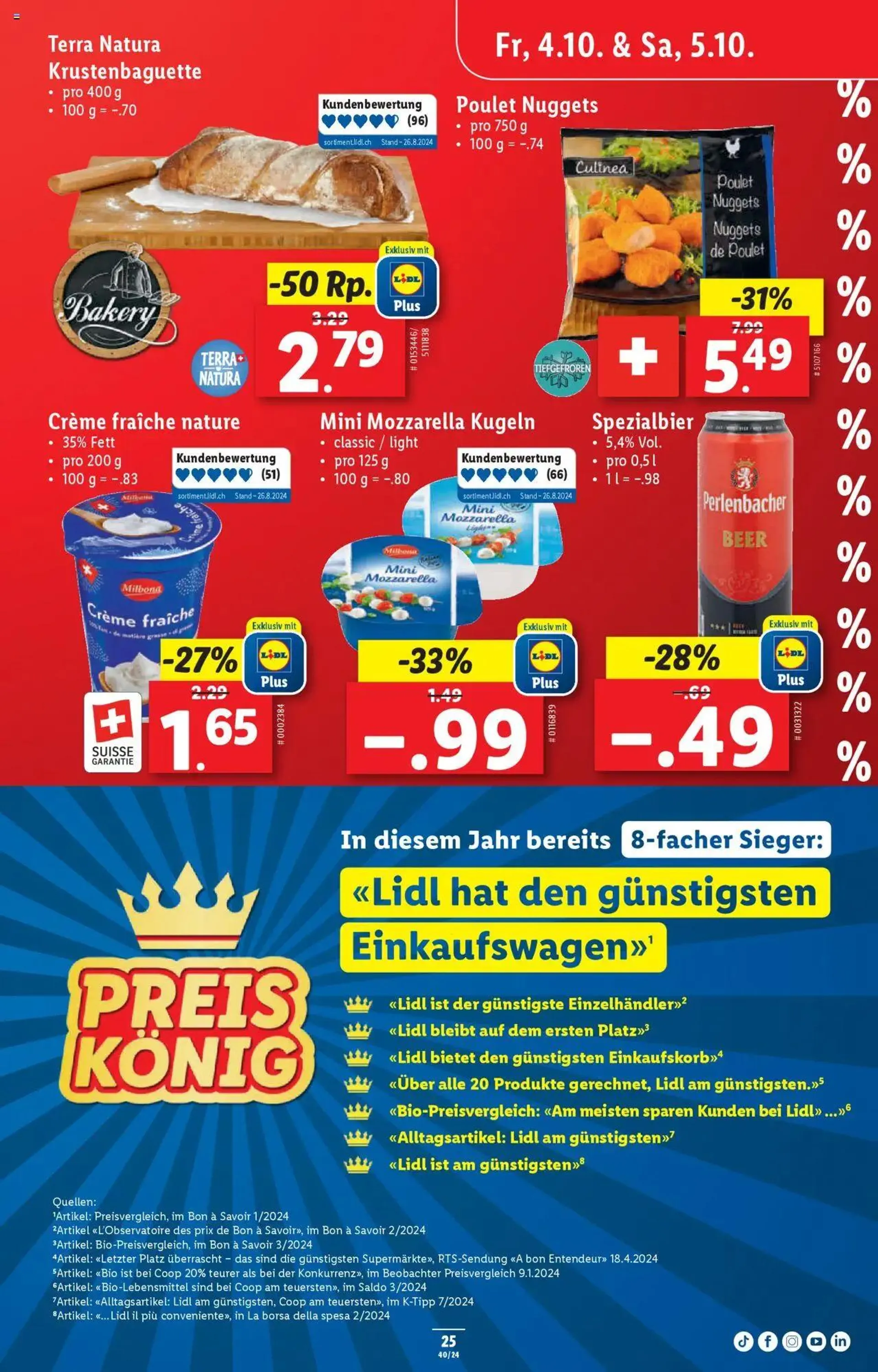 Lidl Aktionen von 3. Oktober bis 9. Oktober 2024 - Prospekt seite  29