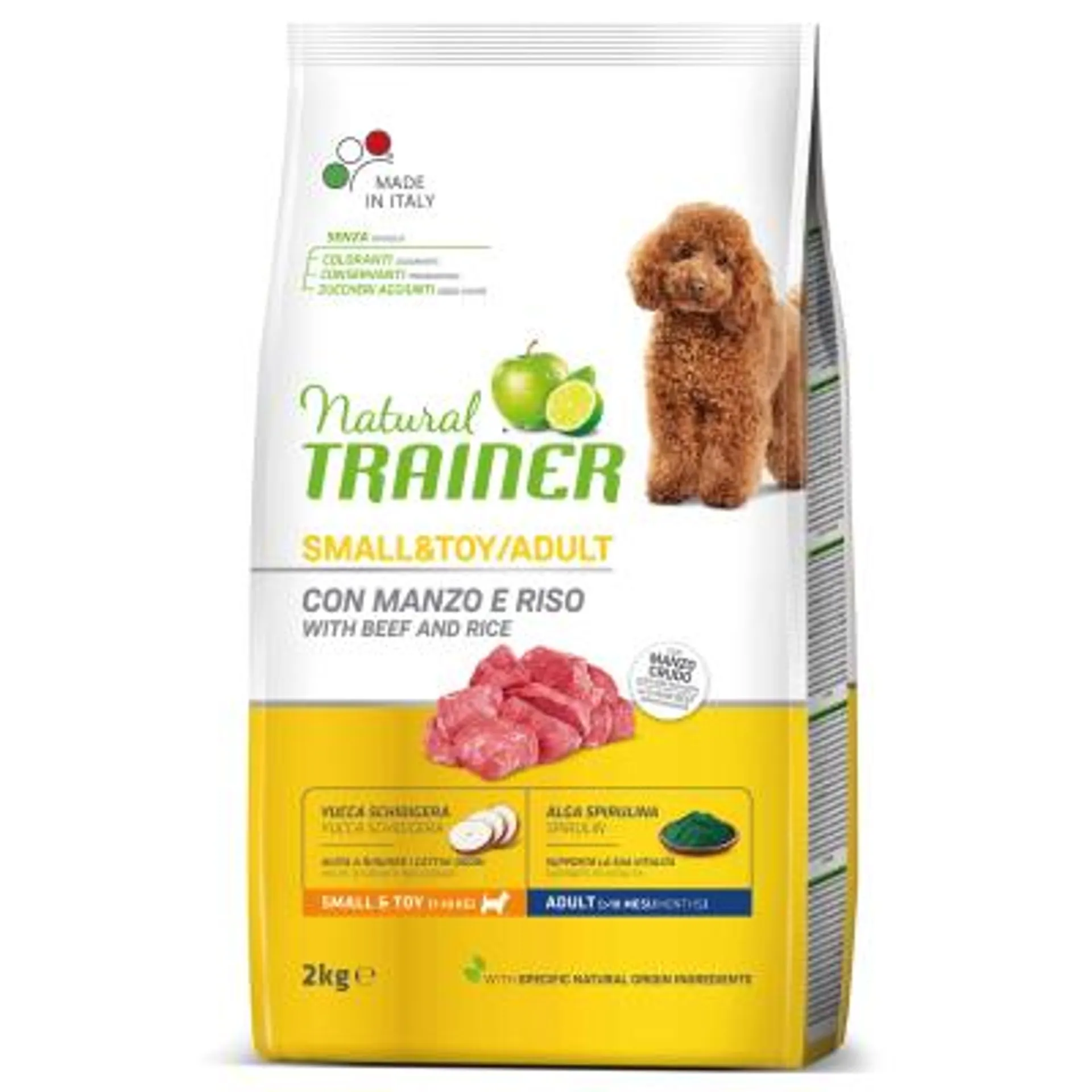 Trainer NATURAL Adult Mini Beef, Rice 2kg