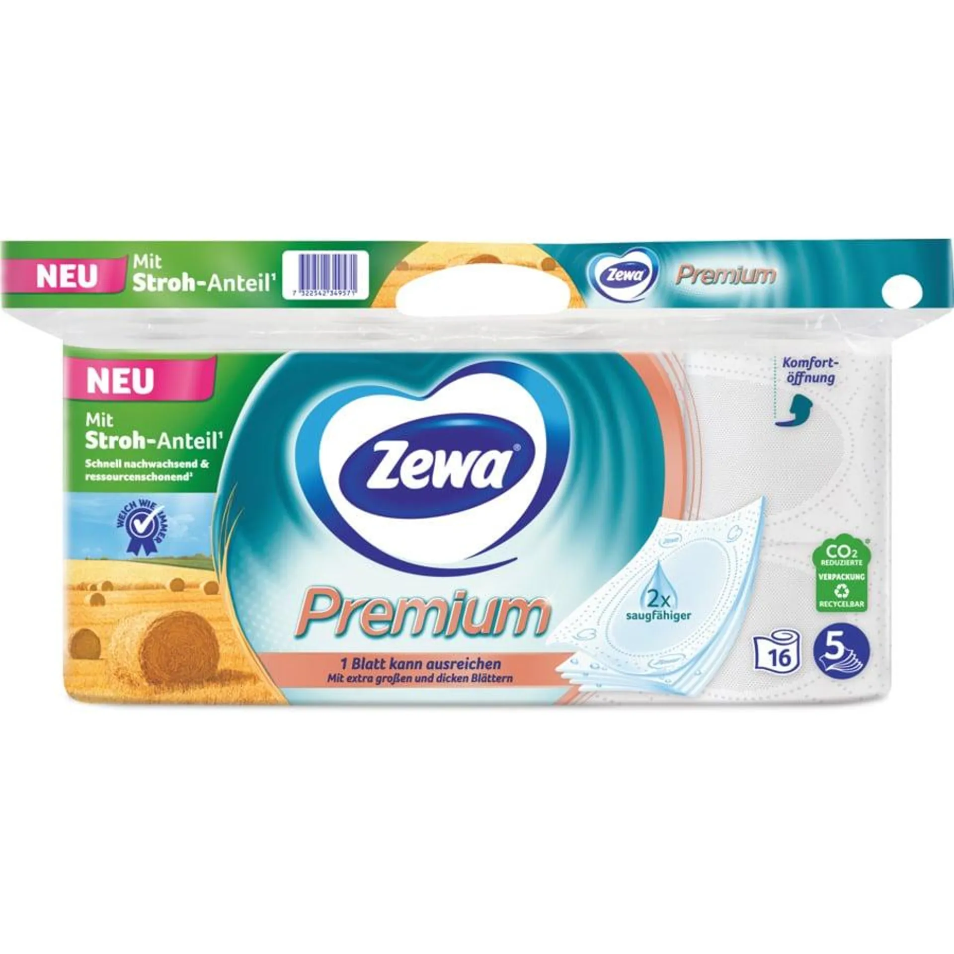 Zewa Topa Premium 5-lagig 16er