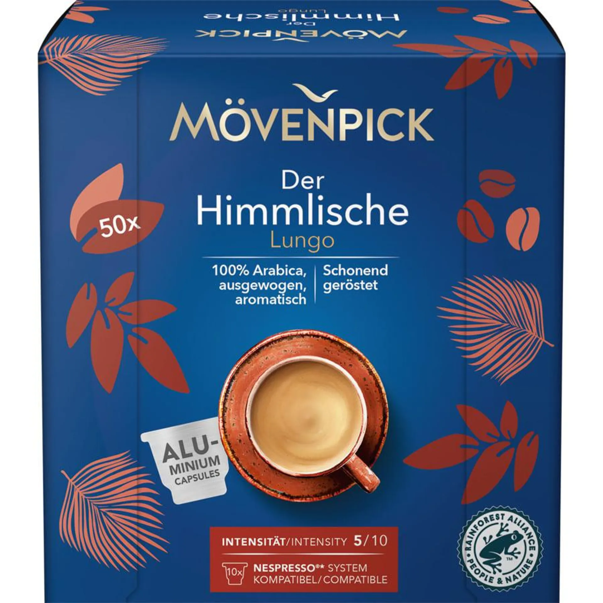 Mövenpick Kaffee Lungo der Himmlische 50 Kapseln