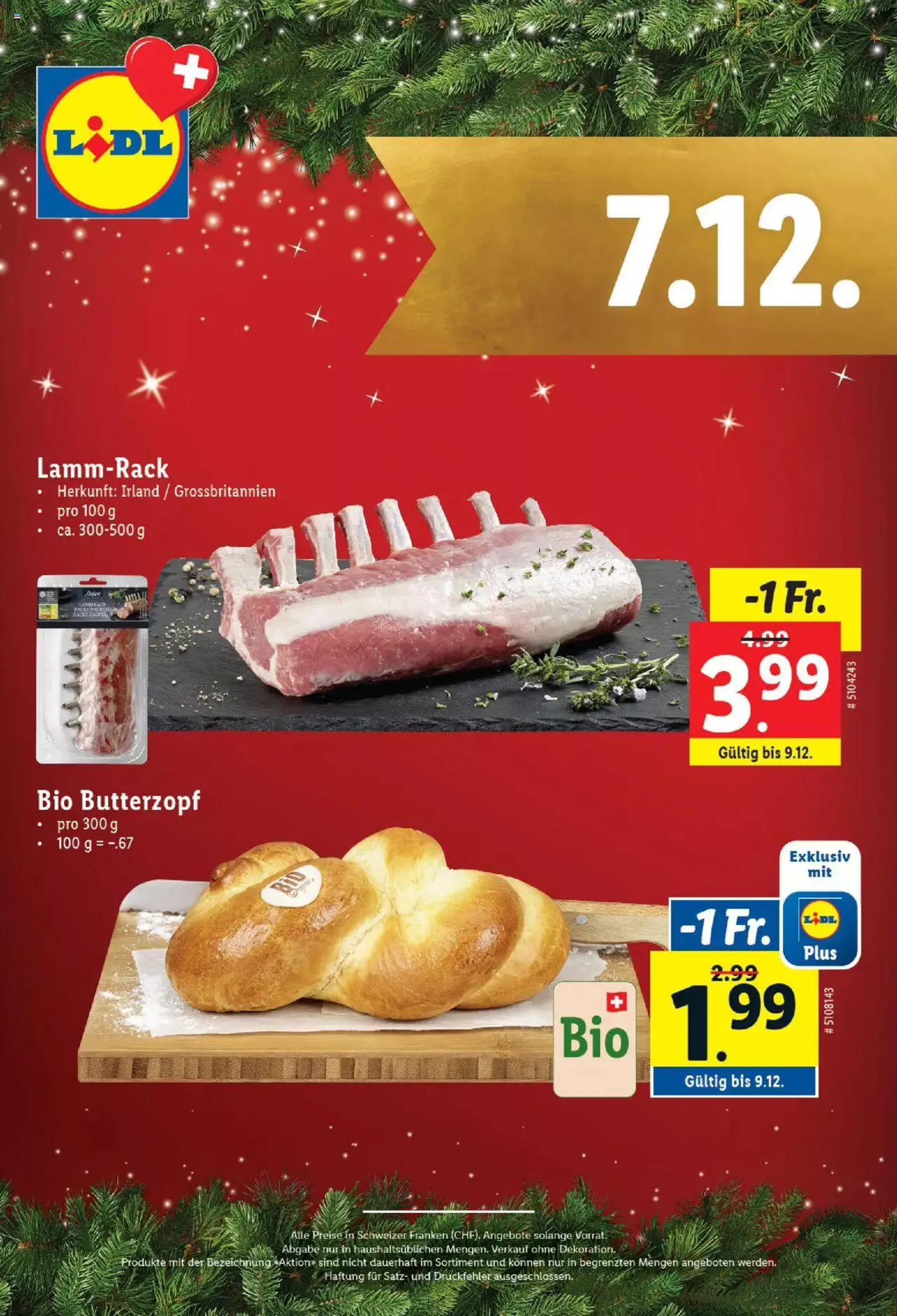 Lidl Aktionen Magische Weihnachtszeit von 1. Dezember bis 24. Dezember 2023 - Prospekt seite  8