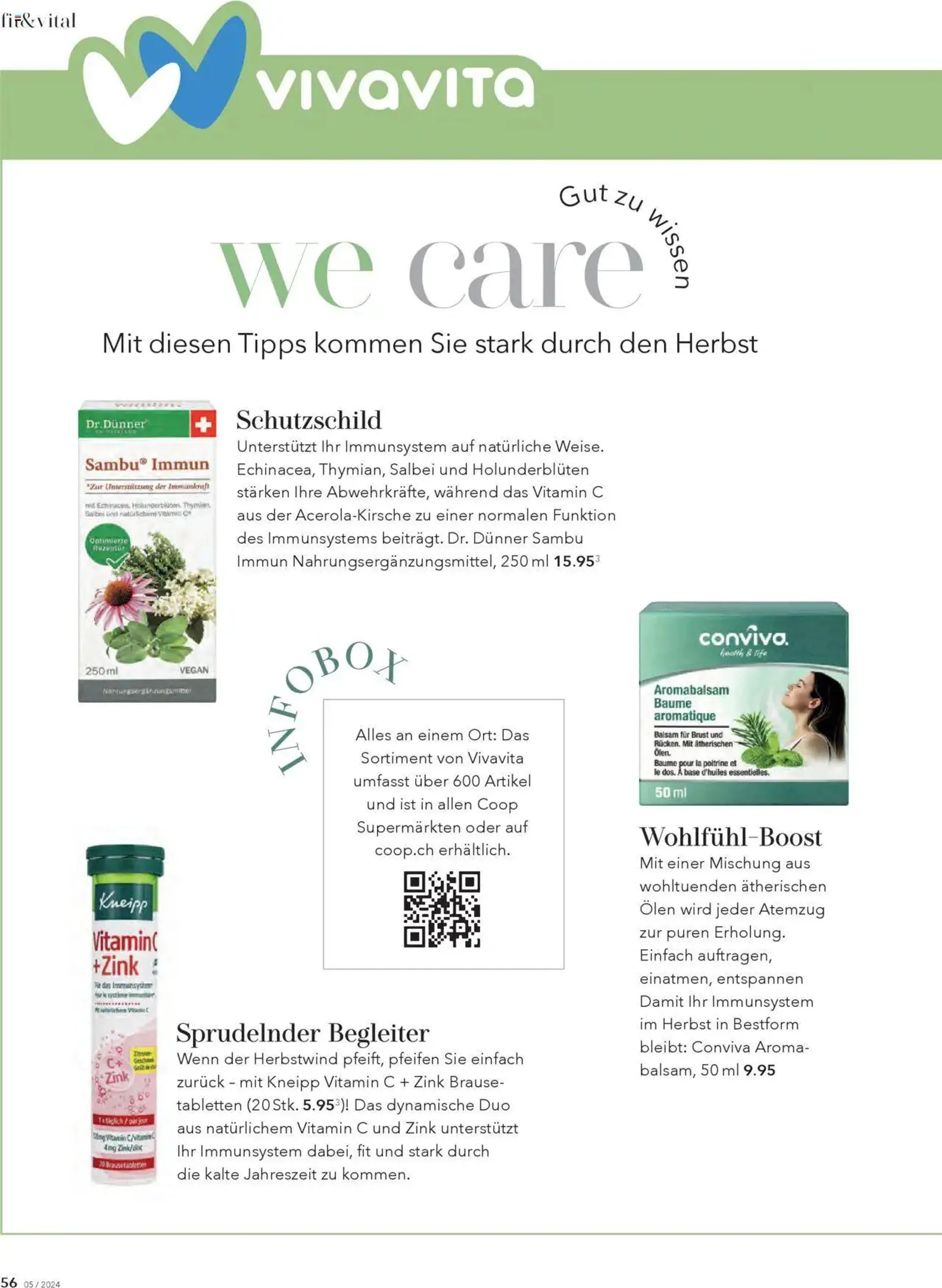 Coop City Aktionen Beauty & Life von 8. Oktober bis 31. Dezember 2024 - Prospekt seite  56