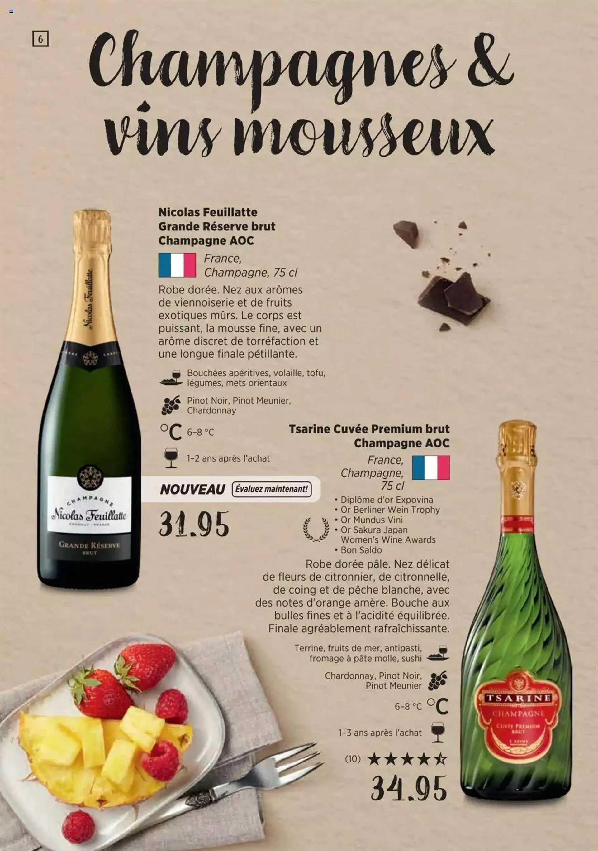 Denner Guide des vins 2023 /2024 FR von 11. September bis 31. Dezember 2023 - Prospekt seite  6