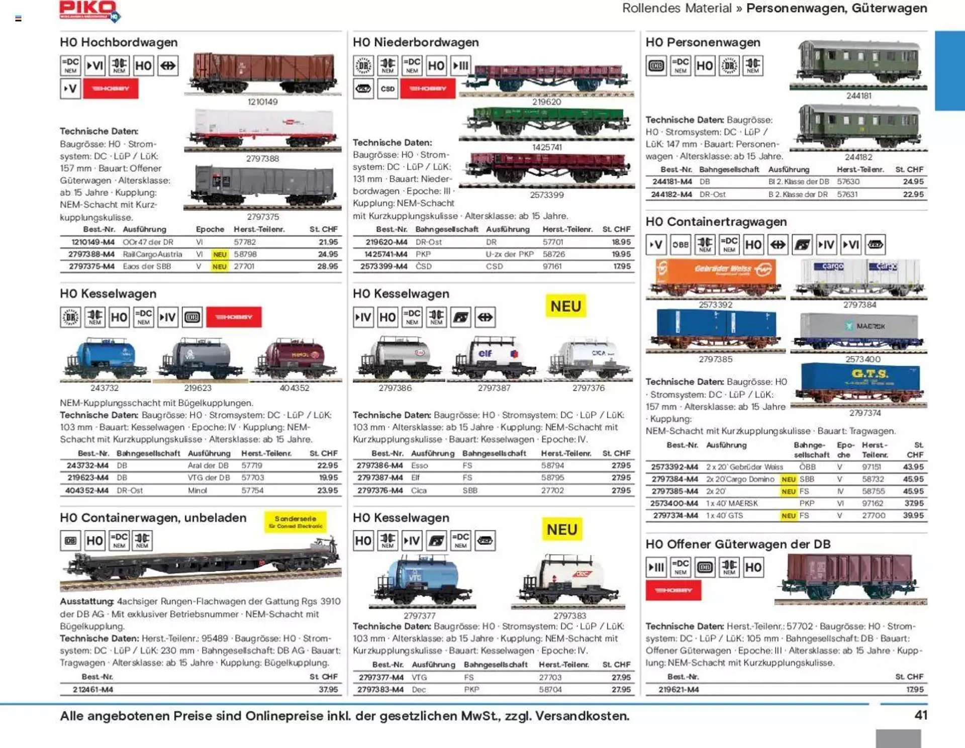 Conrad Modellbahn Katalog 2023/24 von 5. September bis 31. Dezember 2023 - Prospekt seite  43