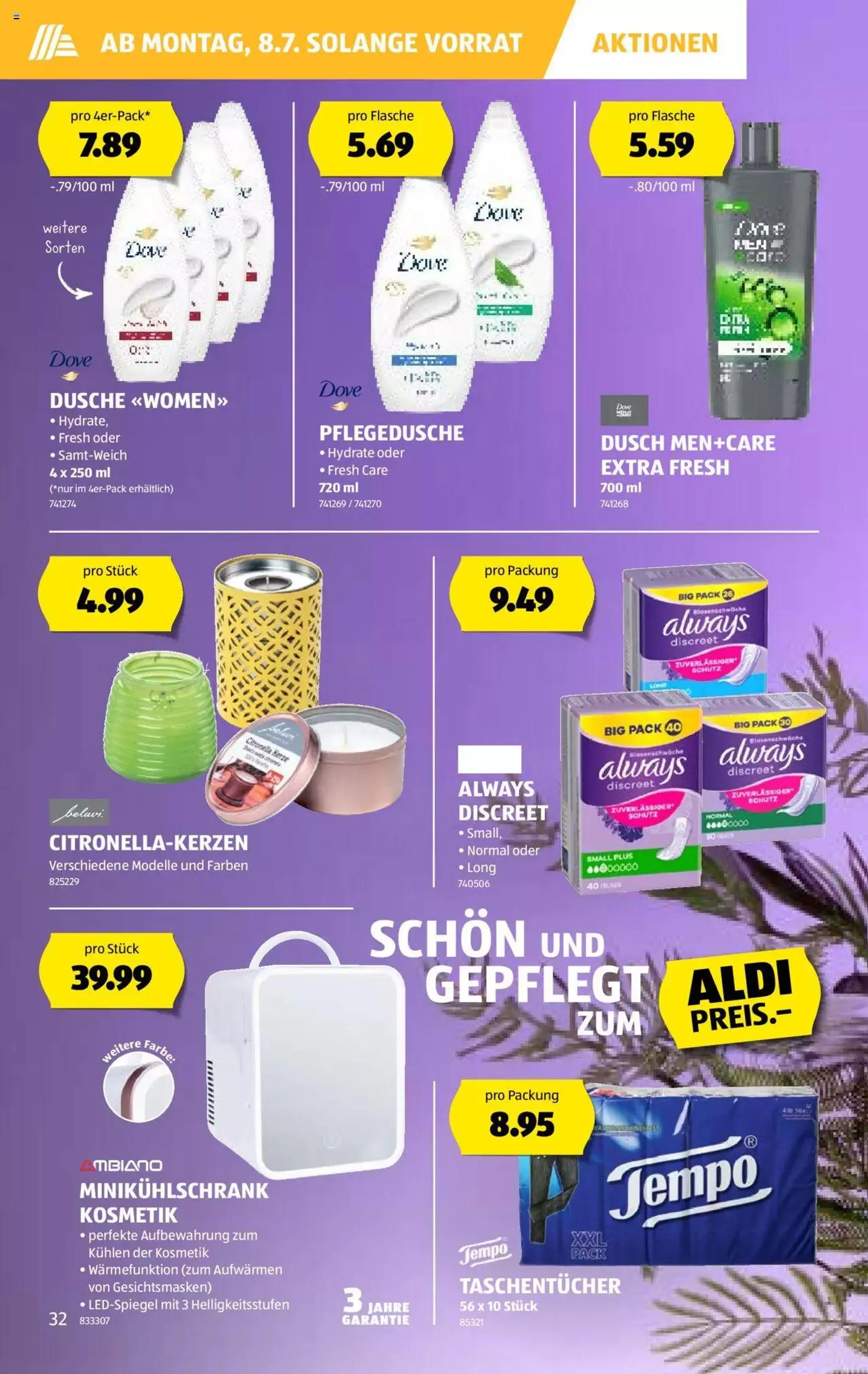 Aldi Aktionen von 4. Juli bis 10. Juli 2024 - Prospekt seite  32