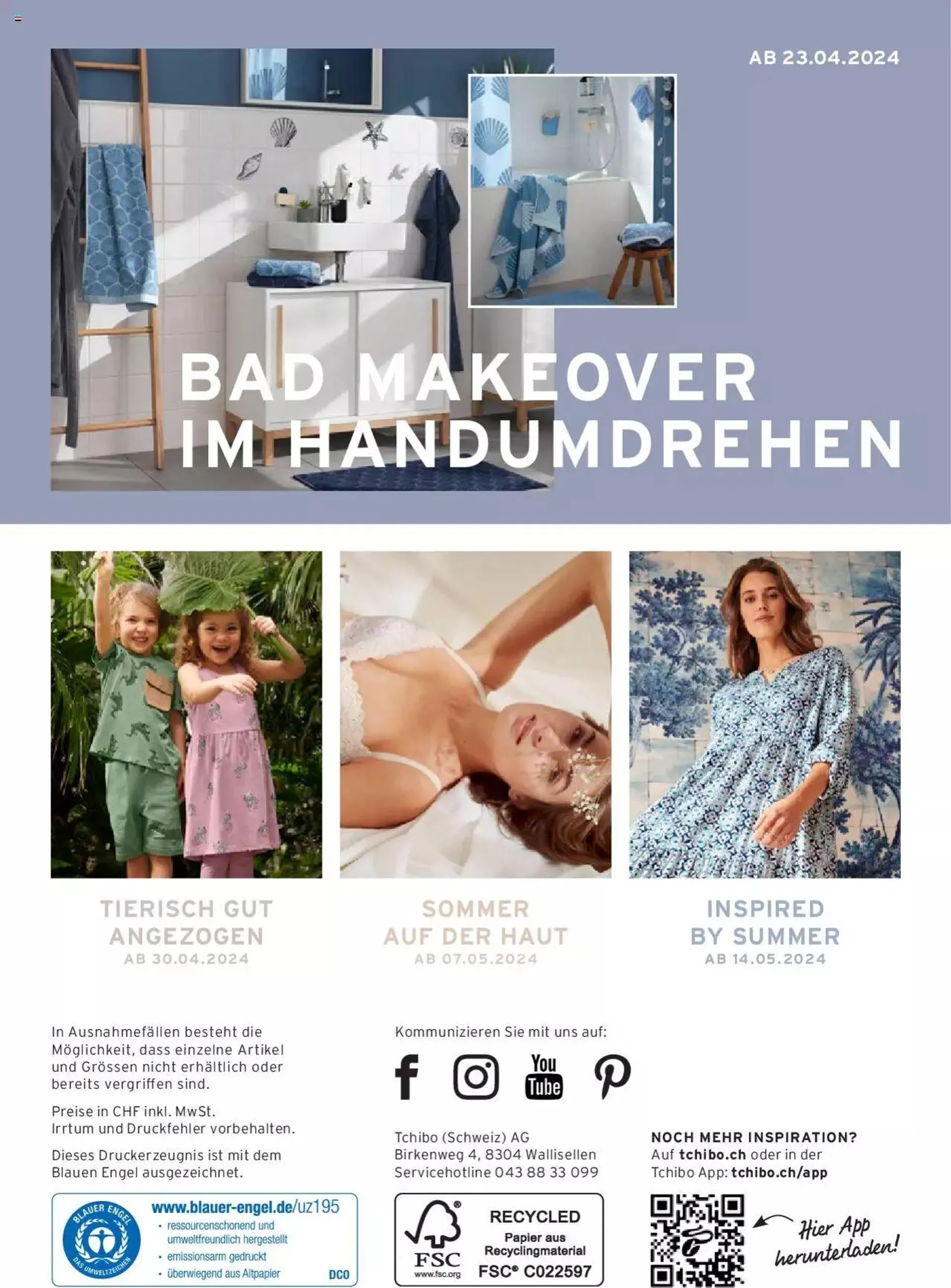 Tchibo Magazin Filialen von 9. April bis 31. Dezember 2024 - Prospekt seite  16