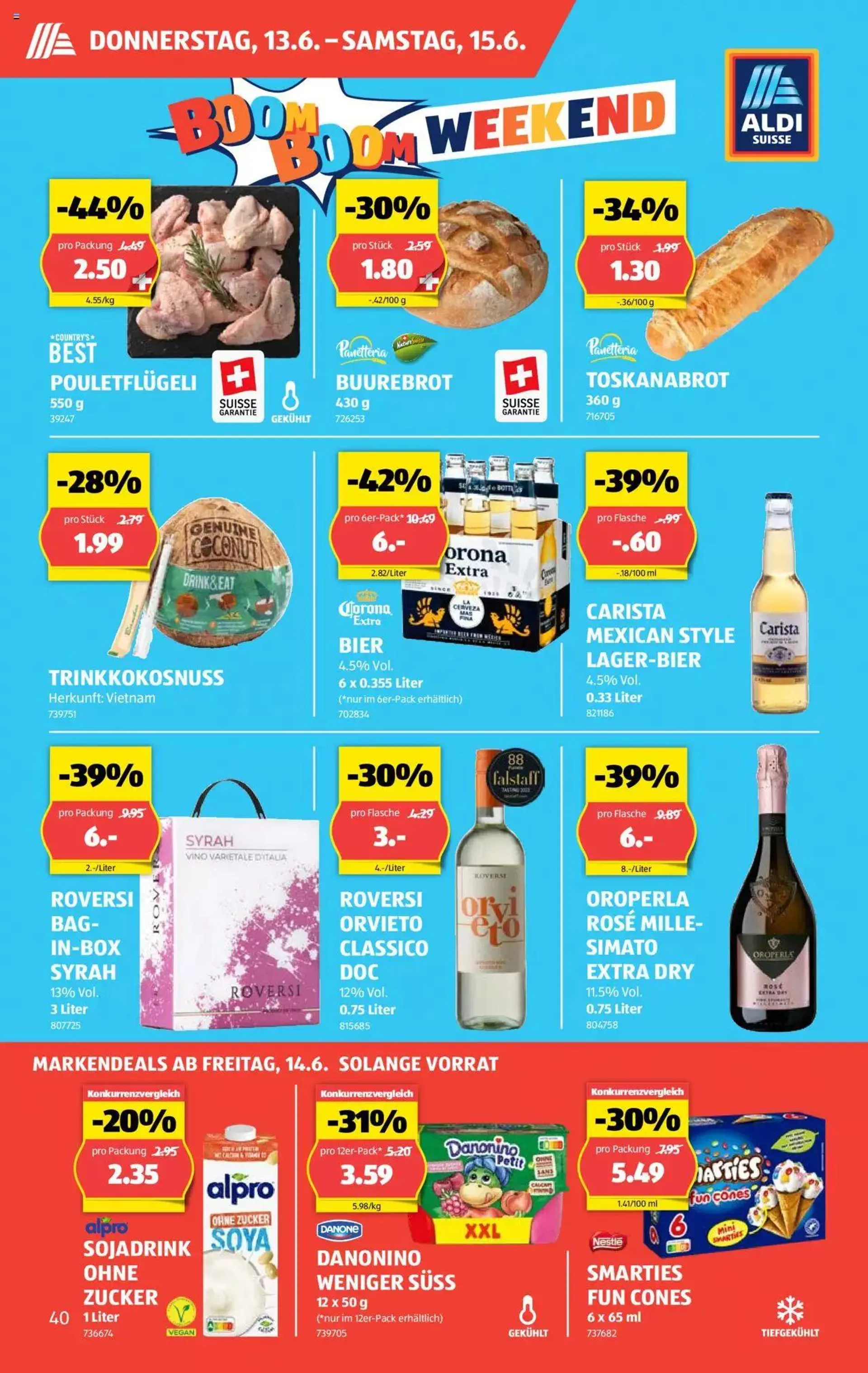 Aldi Aktionen von 13. Juni bis 19. Juni 2024 - Prospekt seite  40