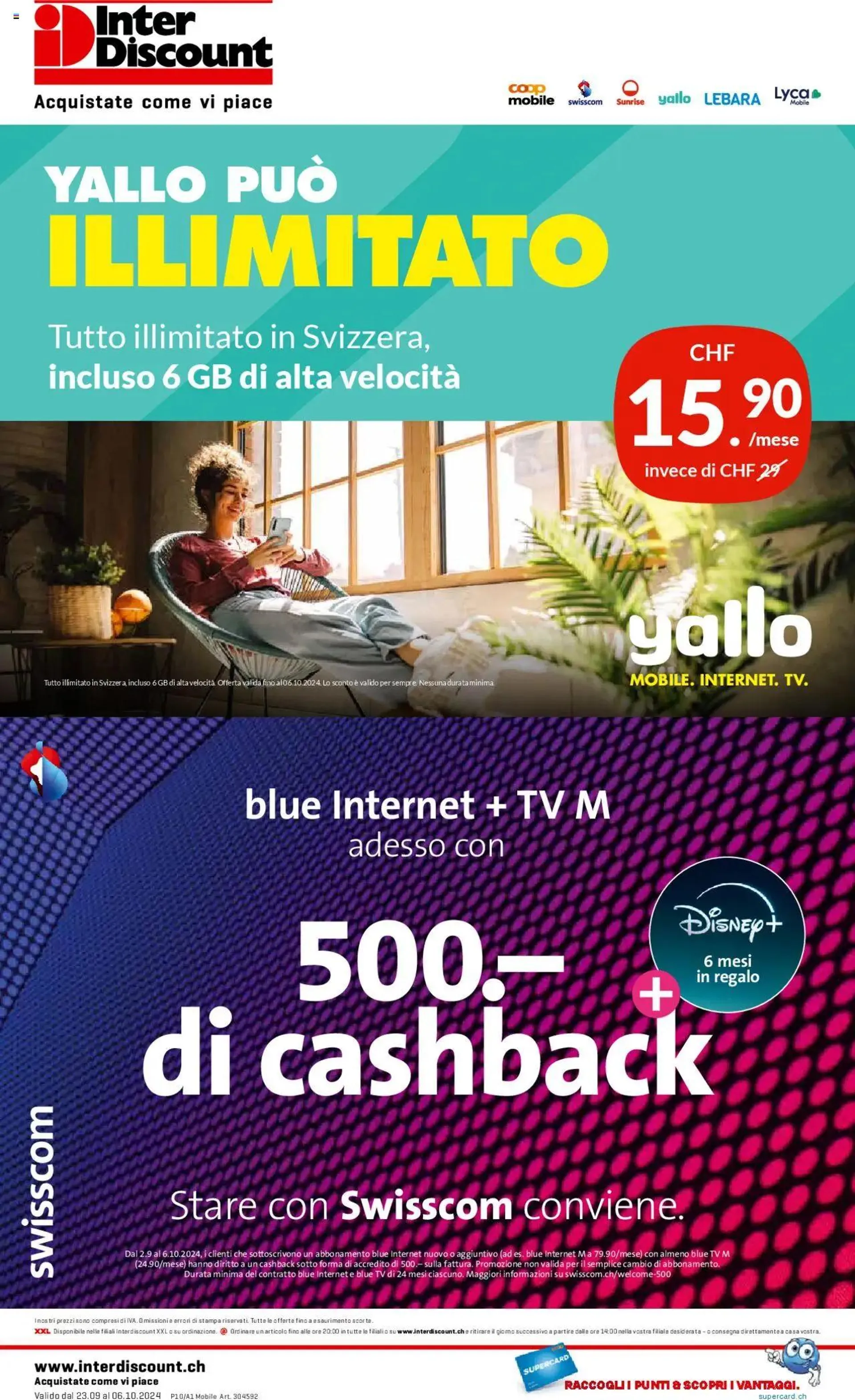 Interdiscount Prospetto - Mobile von 23. September bis 6. Oktober 2024 - Prospekt seite  8