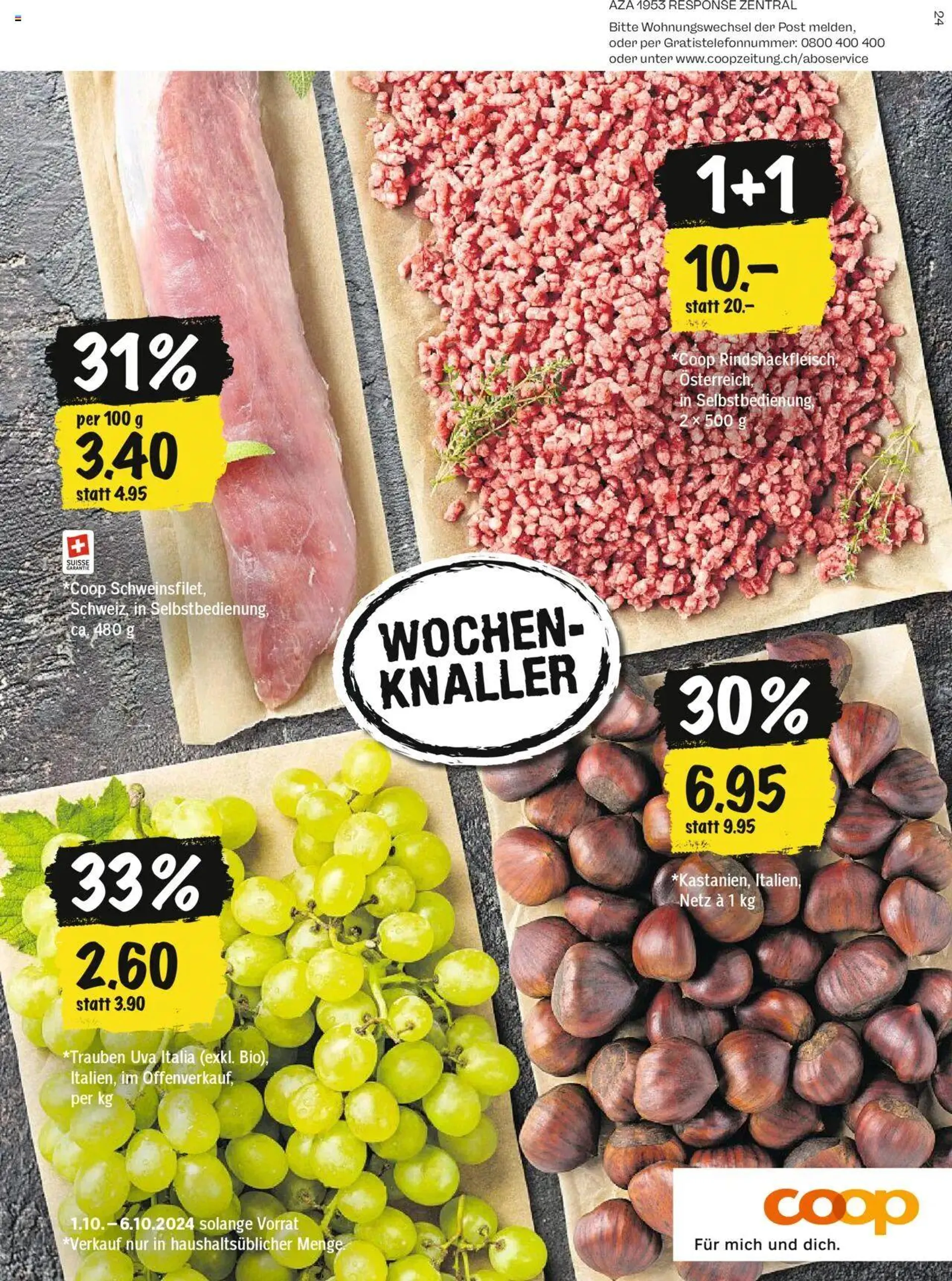 Coop - Magazin von 1. Oktober bis 7. Oktober 2024 - Prospekt seite  104