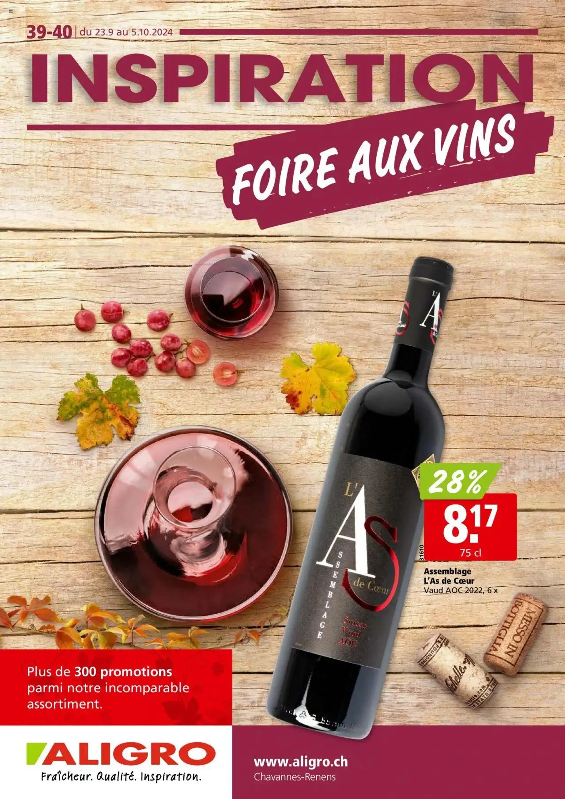 Aligro Aktionen Weinfestival - Chavannes - 0