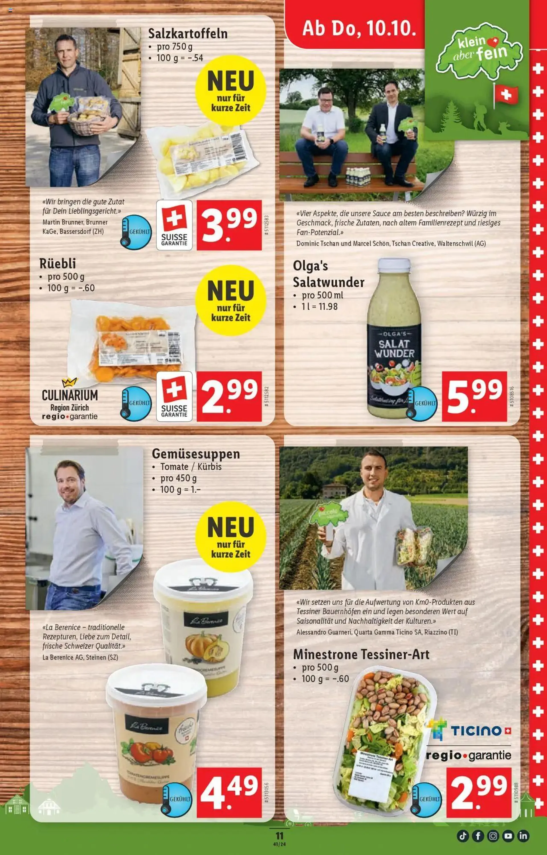 Lidl Aktionen von 10. Oktober bis 16. Oktober 2024 - Prospekt seite  11