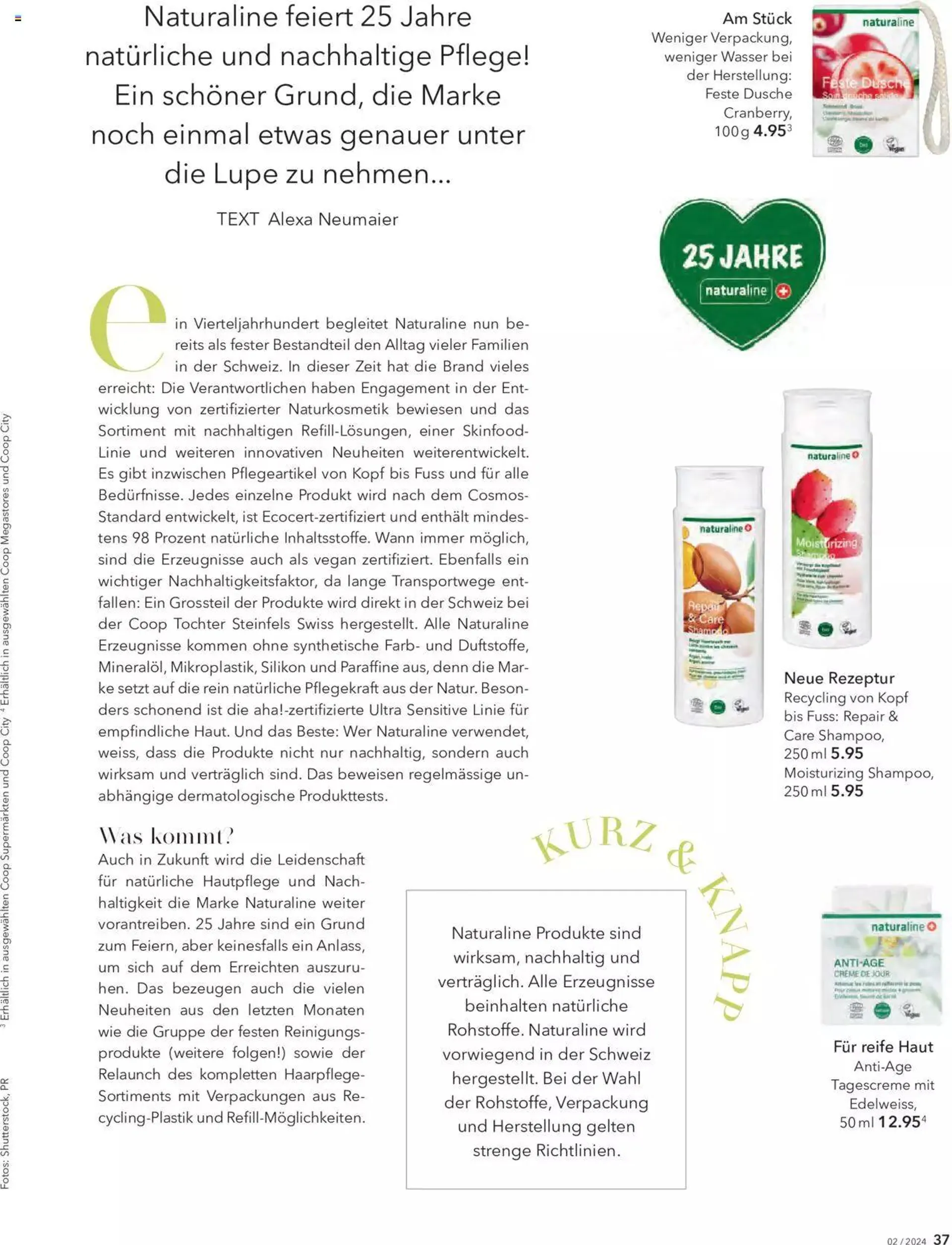 Coop Aktionen Beauty & Life von 29. April bis 31. Dezember 2024 - Prospekt seite  37