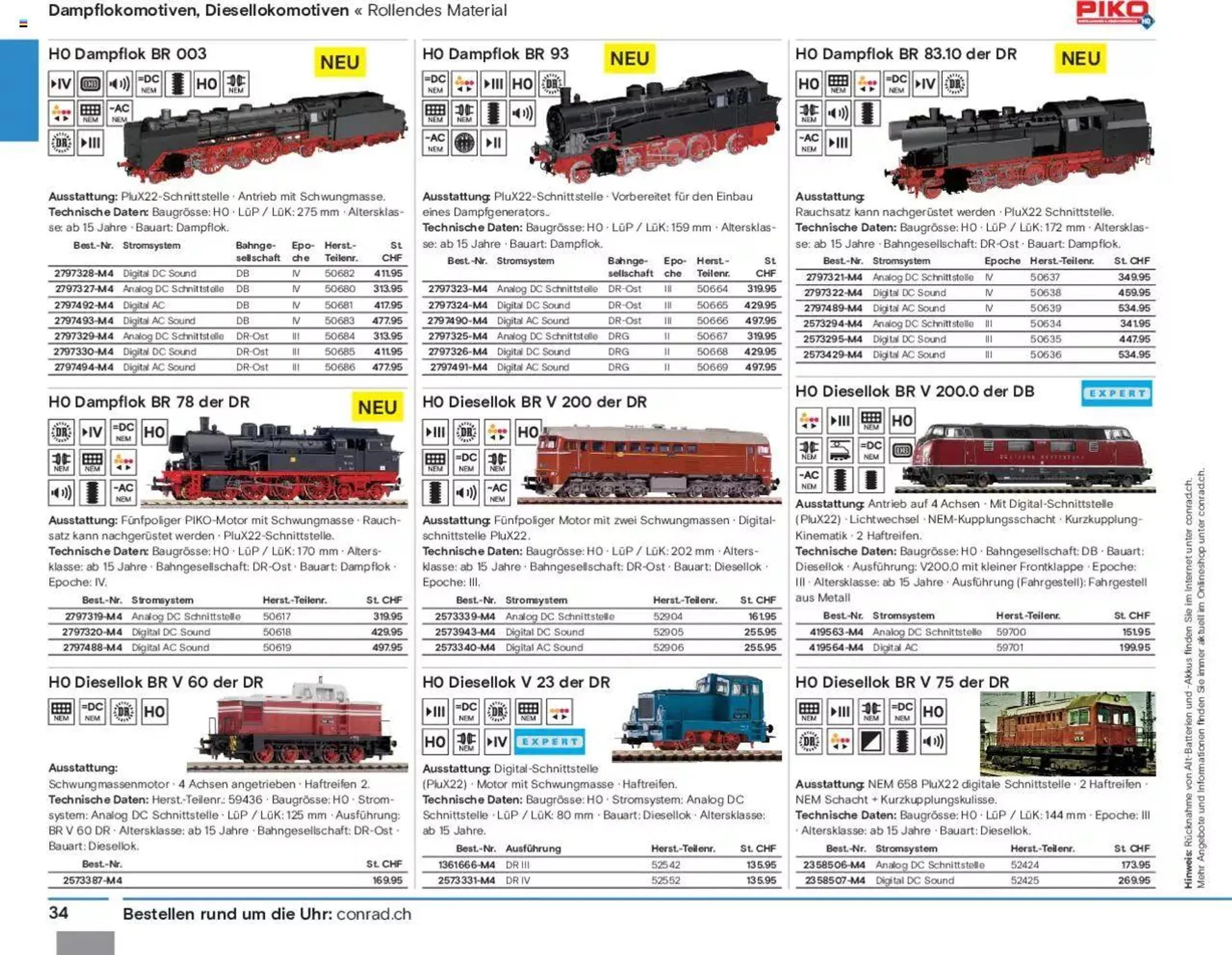 Conrad Modellbahn Katalog 2023/24 von 5. September bis 31. Dezember 2023 - Prospekt seite  36