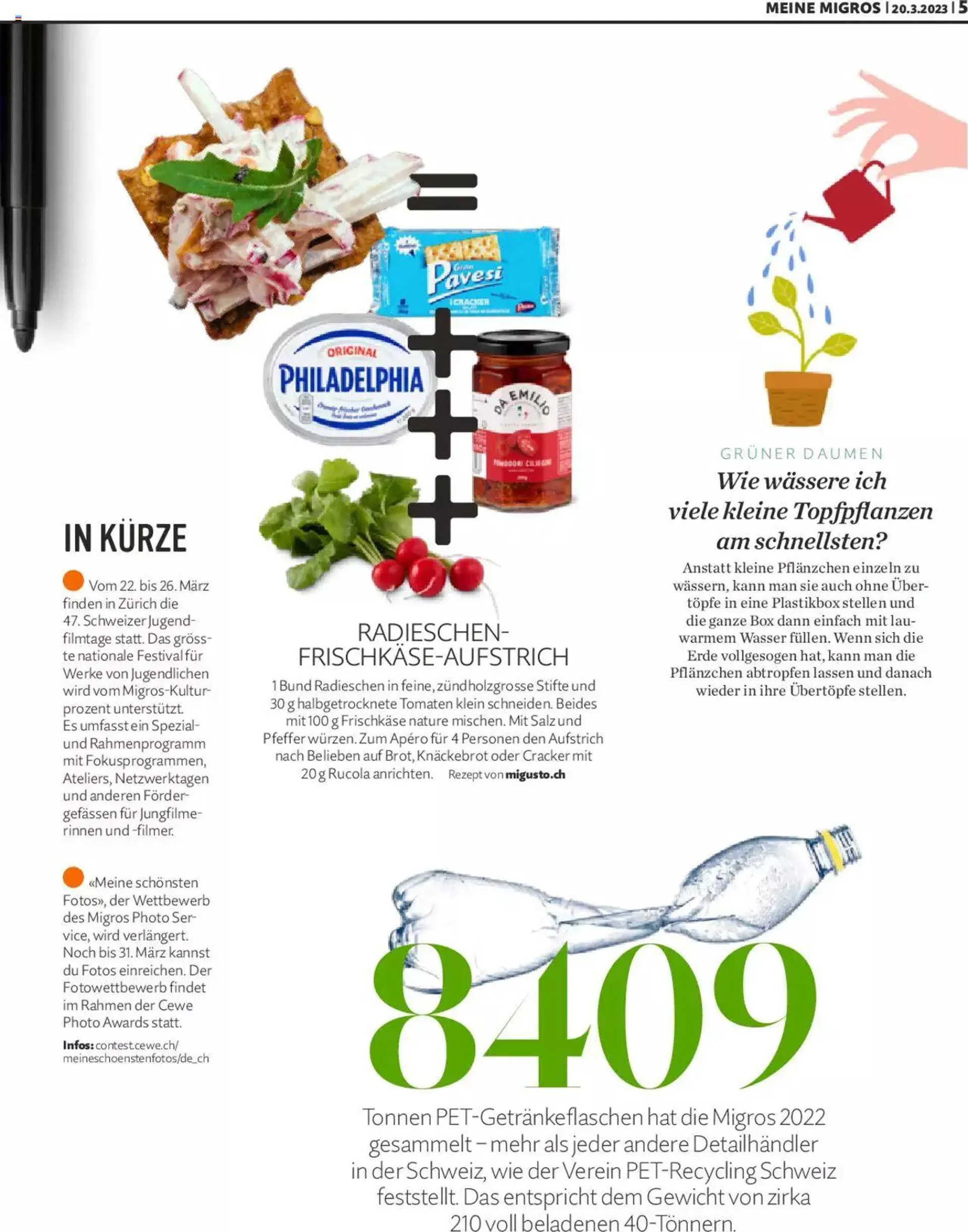 Migros - Magazin von 20. März bis 31. Dezember 2023 - Prospekt seite  5