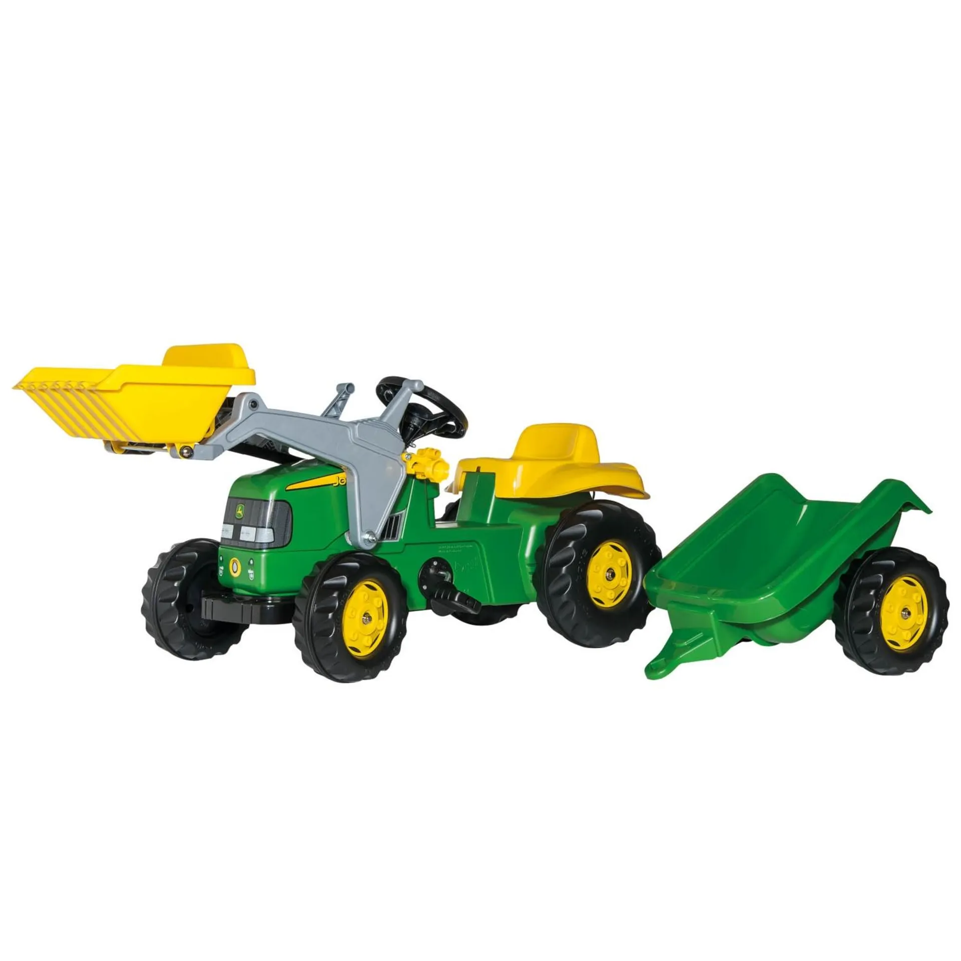 JOHN DEERE Traktor mit Lader + Anhänger