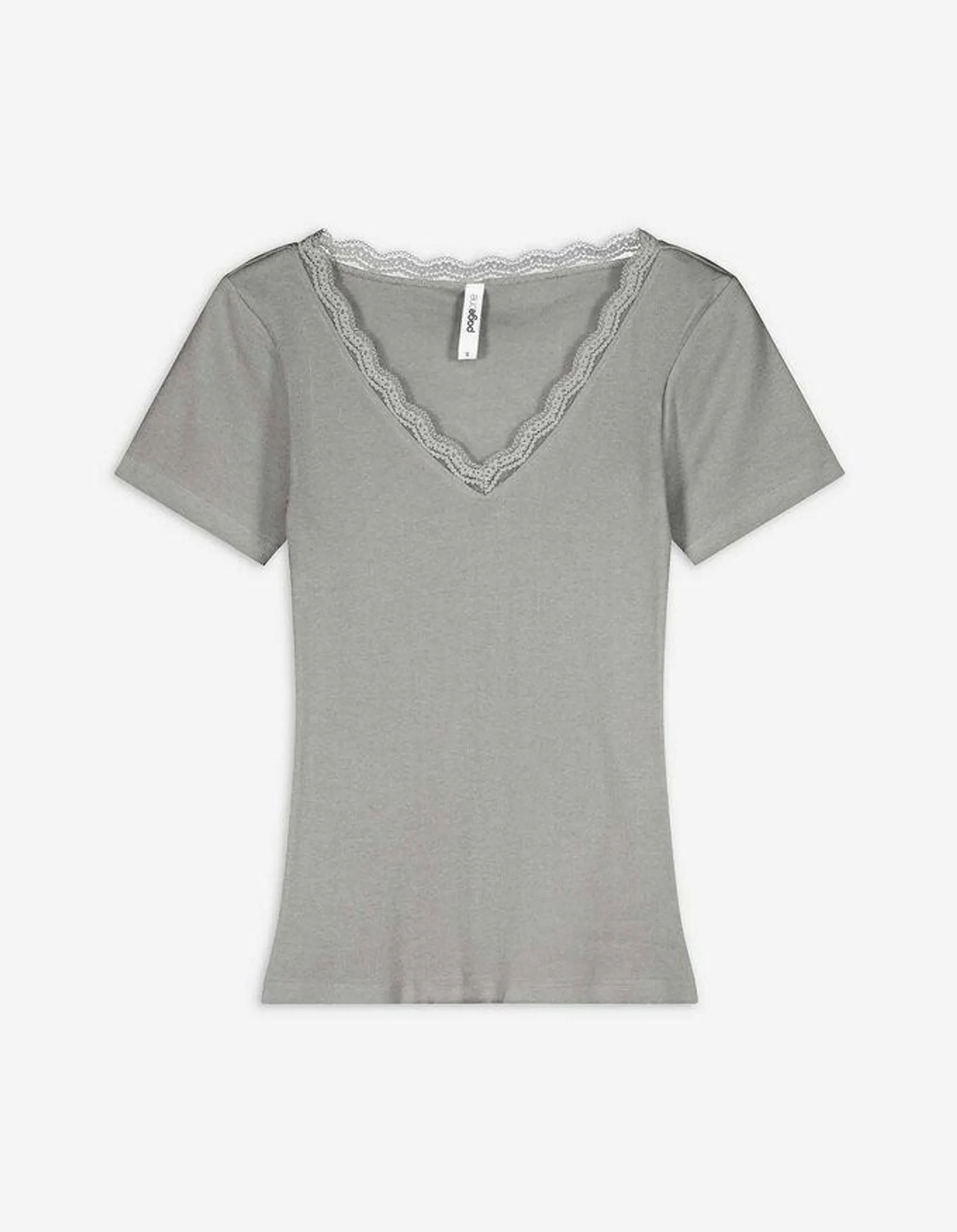 T-shirt - Inserto in pizzo