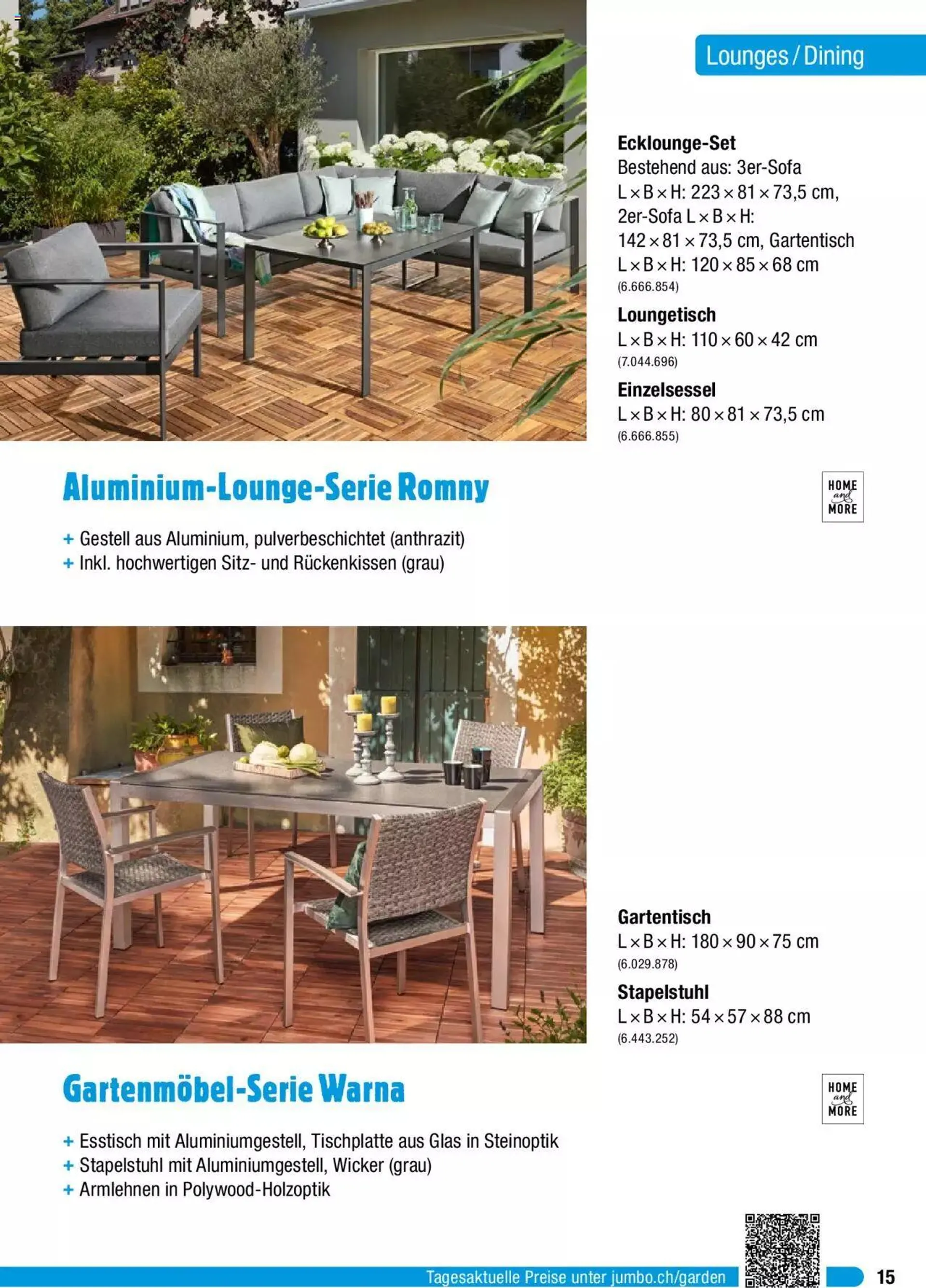 Jumbo Gartenmobelbroschure 2023 von 27. Februar bis 31. Dezember 2023 - Prospekt seite  15