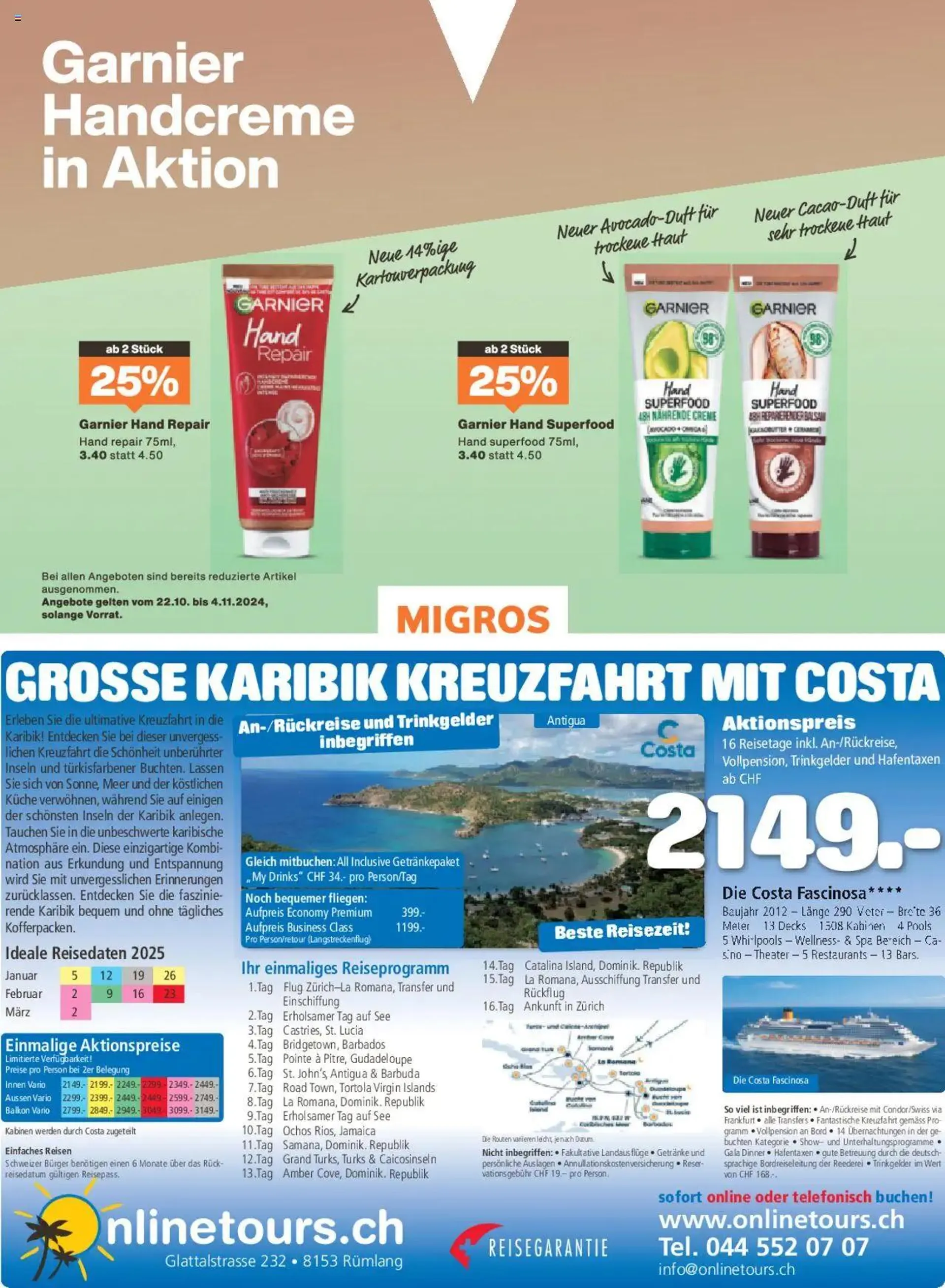 Migros - Magazin von 21. Oktober bis 27. Oktober 2024 - Prospekt seite  78