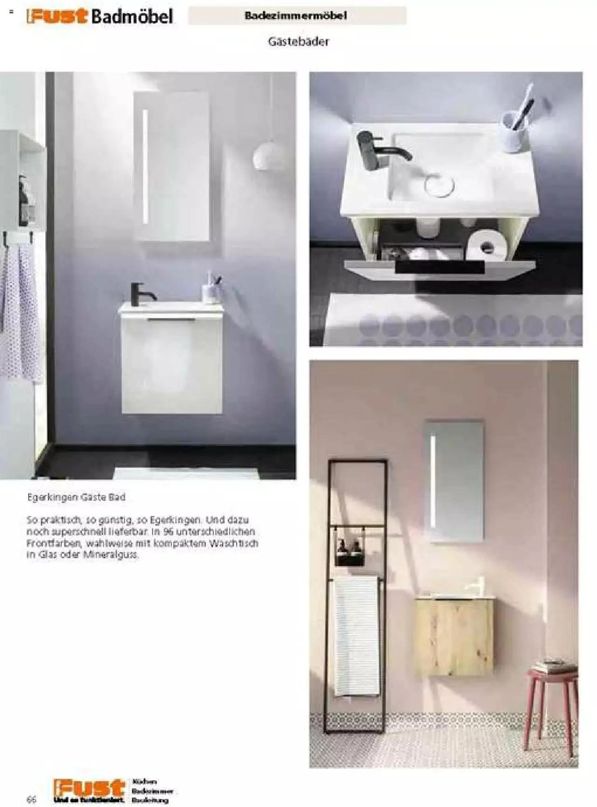 Fust Badezimmermagazin von 17. April bis 31. Dezember 2023 - Prospekt seite  66