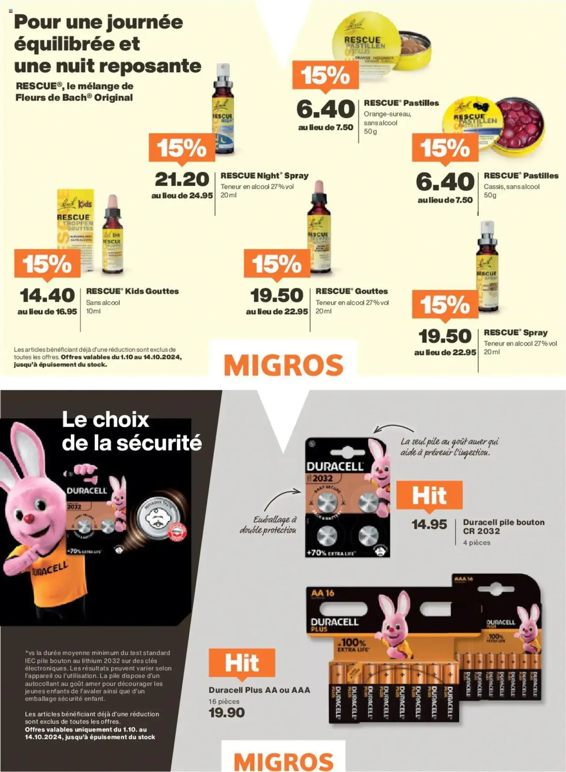 Migros - Magazin FR von 30. September bis 6. Oktober 2024 - Prospekt seite  44