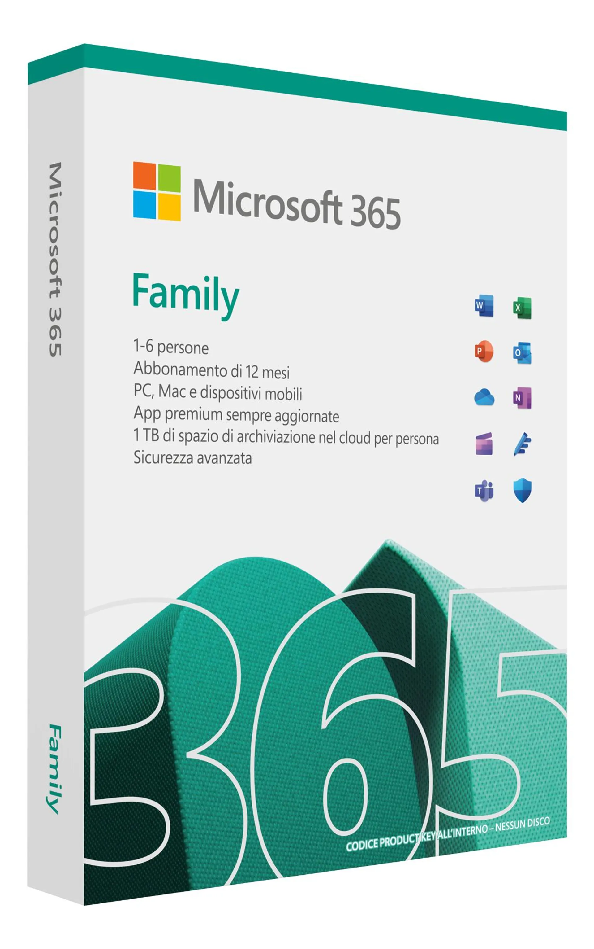 Microsoft 365 Family - PC/MAC - Italienisch