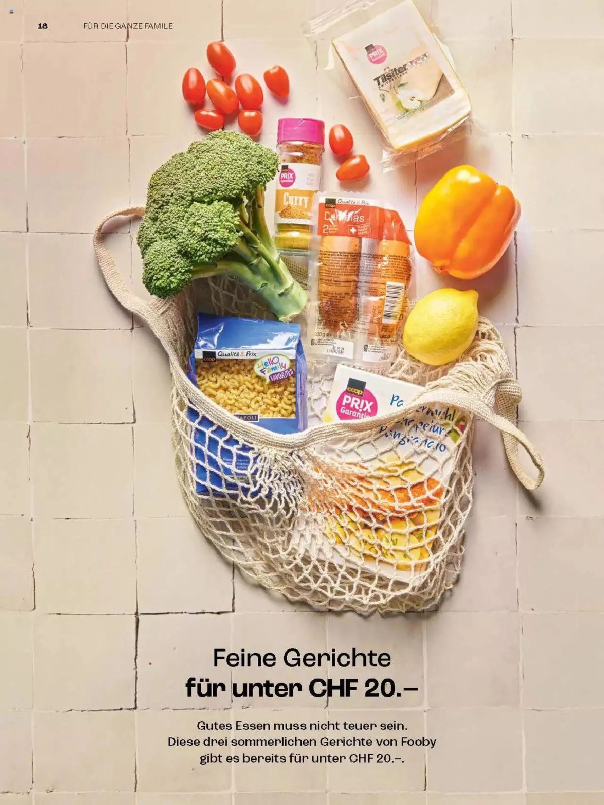 Coop Magazin Familien von 18. Juni bis 31. Dezember 2024 - Prospekt seite  18
