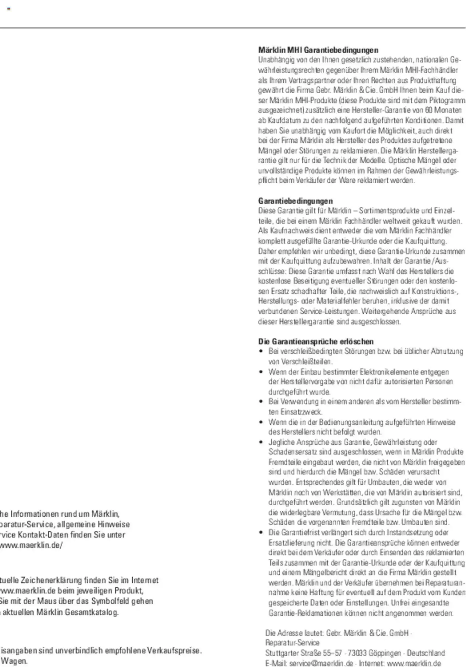 Conrad - Märklin Neuheiten 2022 von 28. März bis 31. Dezember 2023 - Prospekt seite  294