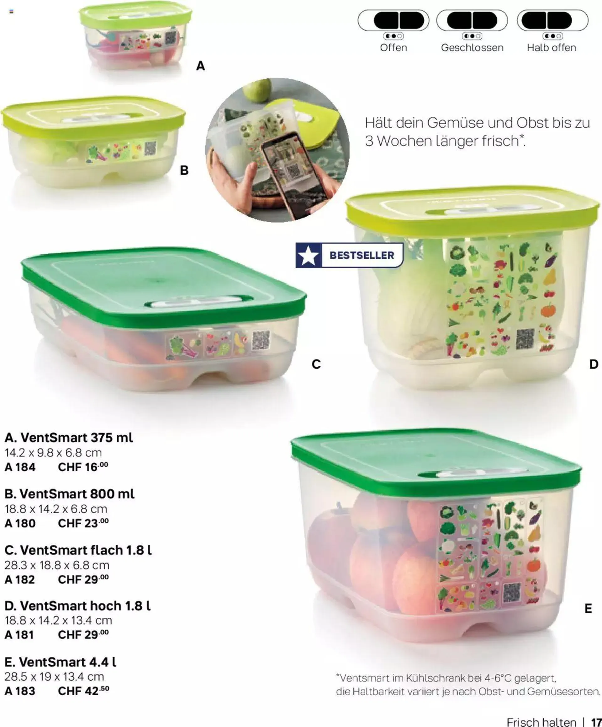 Tupperware Aktionen Herbst / Winter 2023 von 1. November bis 31. Dezember 2023 - Prospekt seite  17