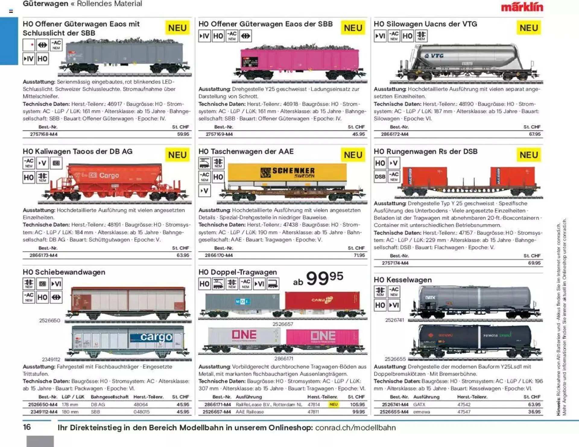 Conrad Modellbahn Katalog 2023/24 von 5. September bis 31. Dezember 2023 - Prospekt seite  18