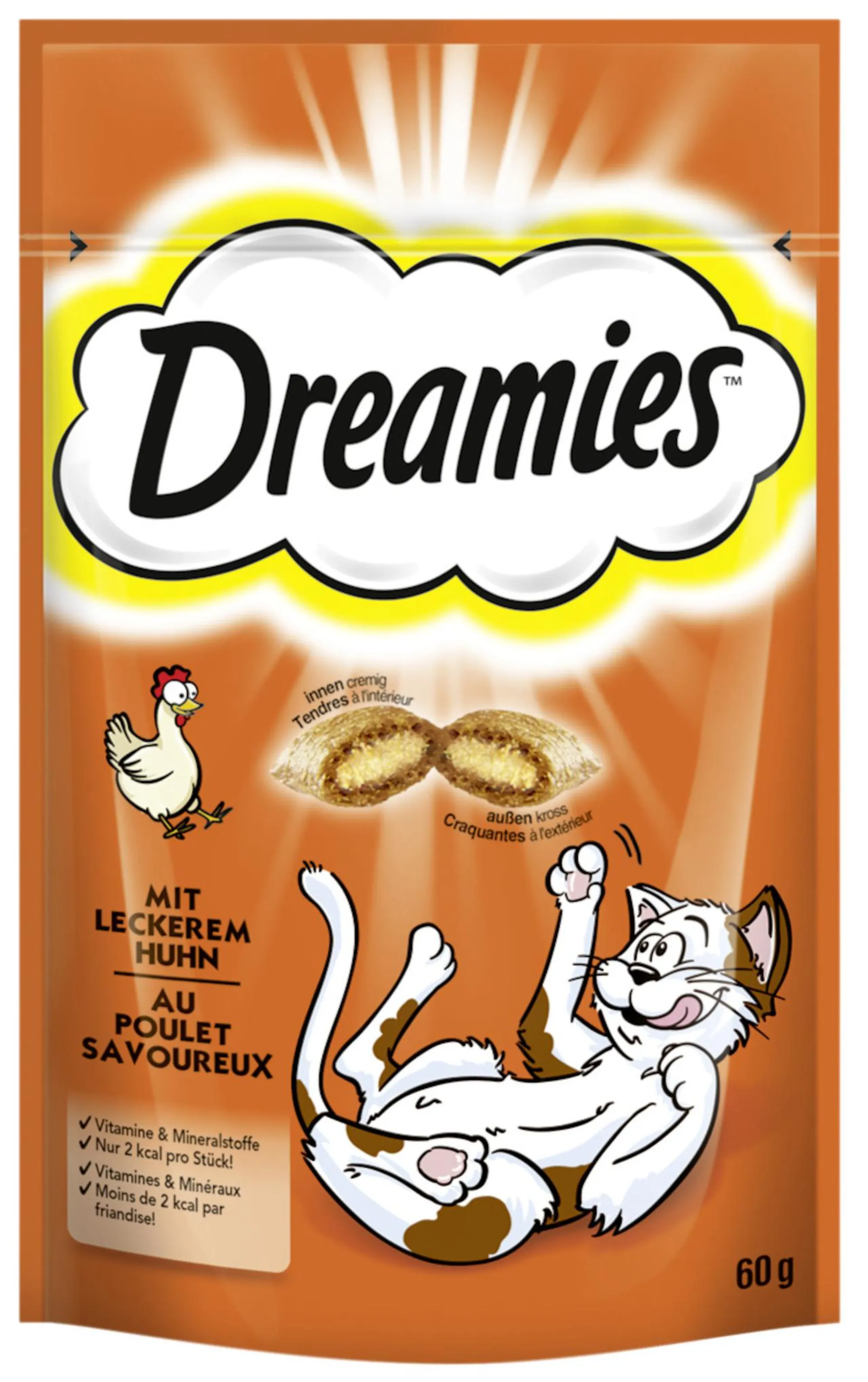 Dreamies mit Huhn