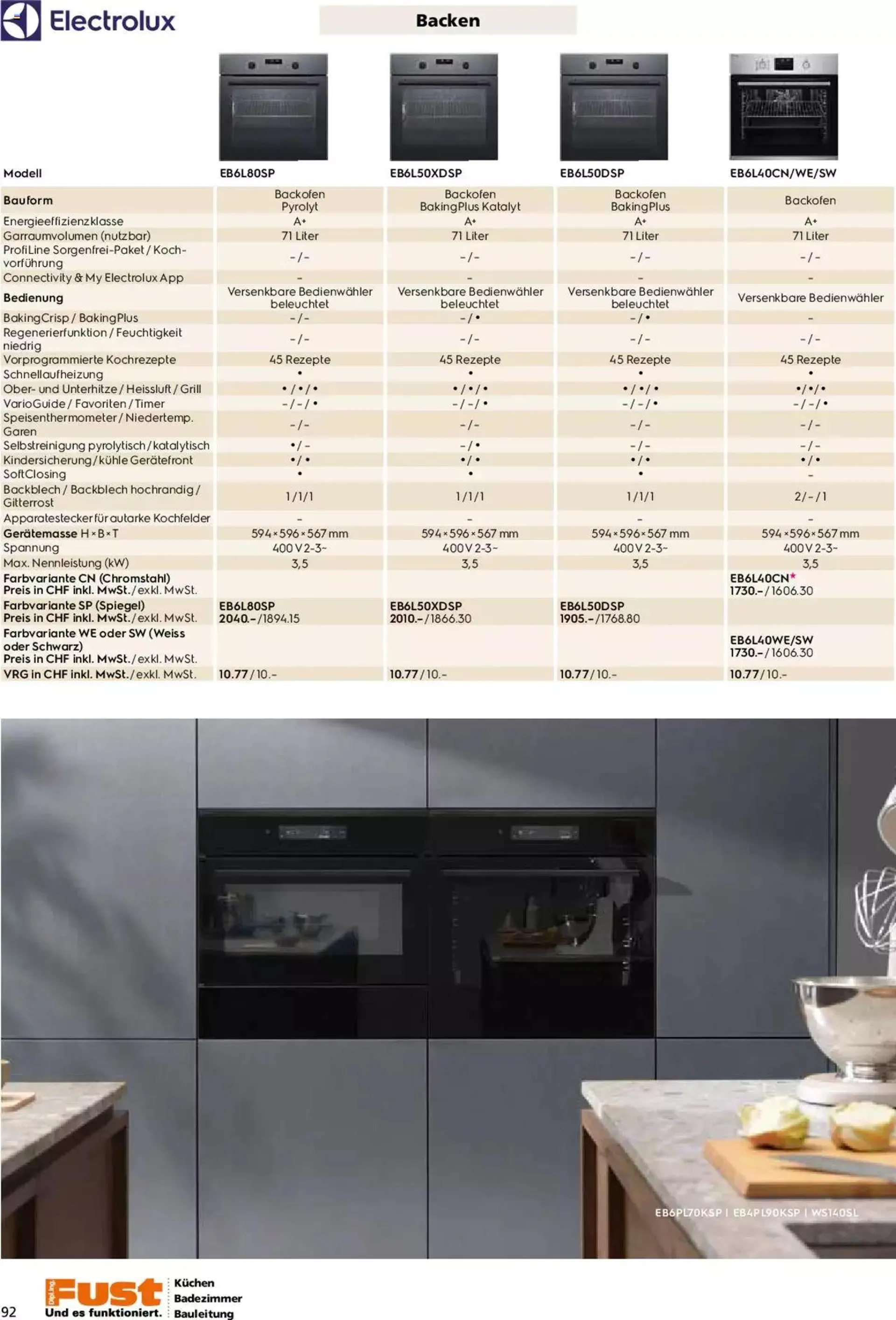 Fust - Küchenmagazin - Riesenauswahl von 22. Februar bis 31. Dezember 2023 - Prospekt seite  92