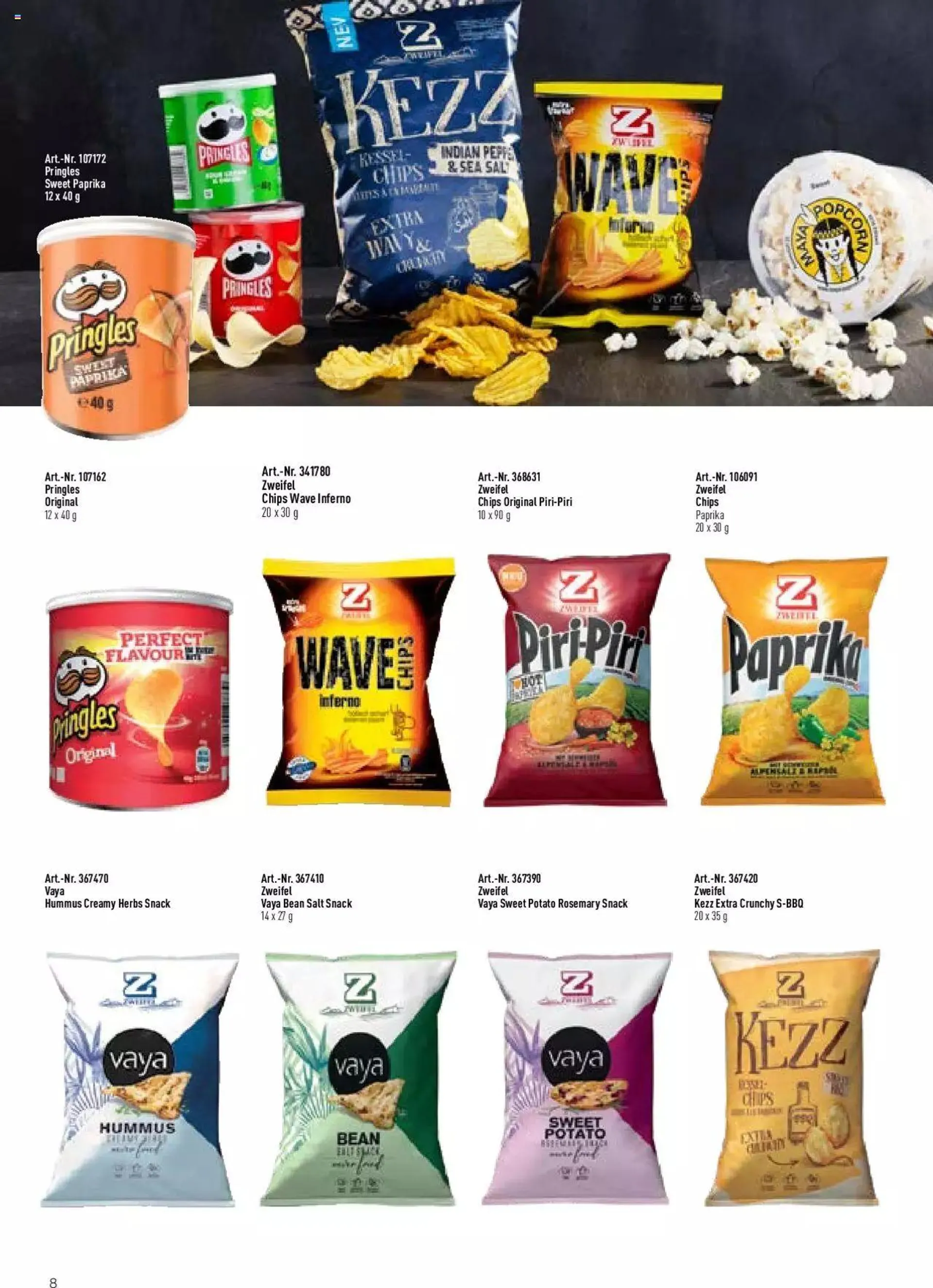 Prodega - Sortiments-Ideen für Kiosk und Shop in der Care-Gastronomie von 11. Mai bis 11. Mai 2024 - Prospekt seite  8