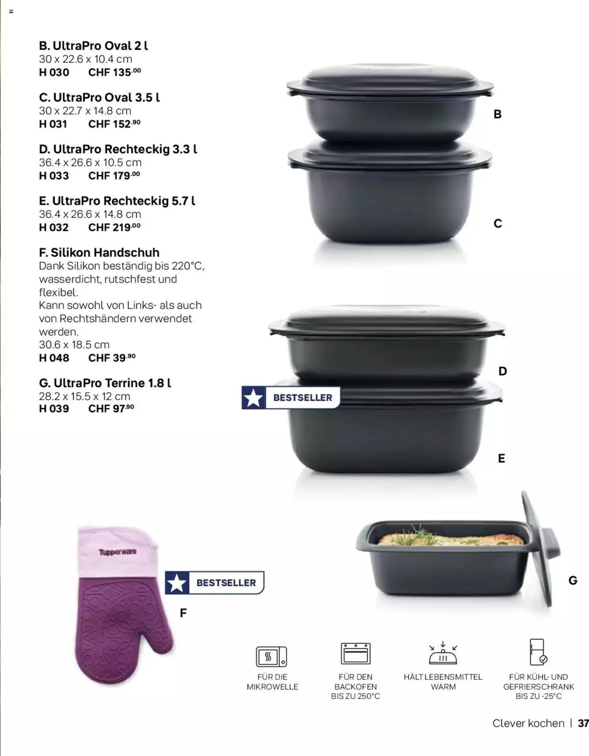 Tupperware Aktionen Herbst / Winter 2023 von 1. November bis 31. Dezember 2023 - Prospekt seite  37