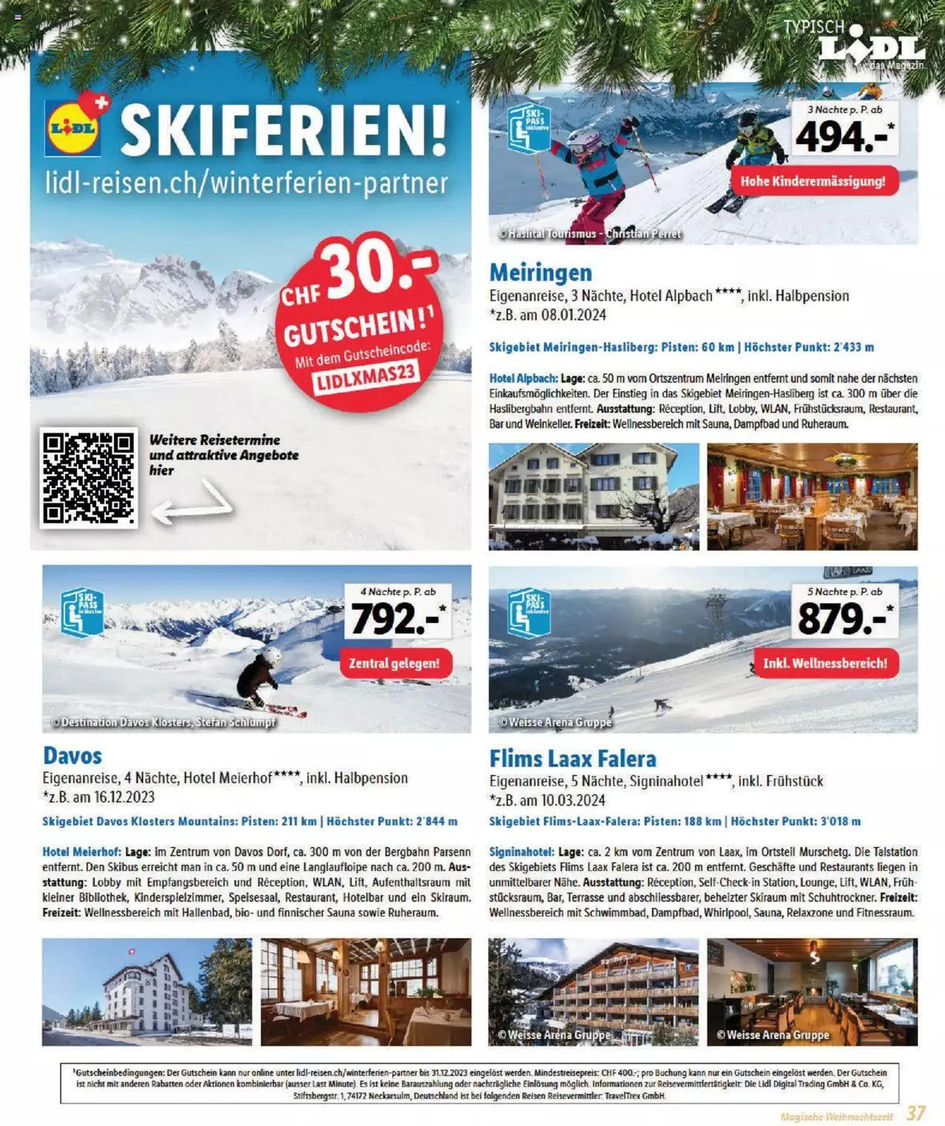 Lidl Magische Weihtnachstzeit von 2. November bis 31. Dezember 2023 - Prospekt seite  37