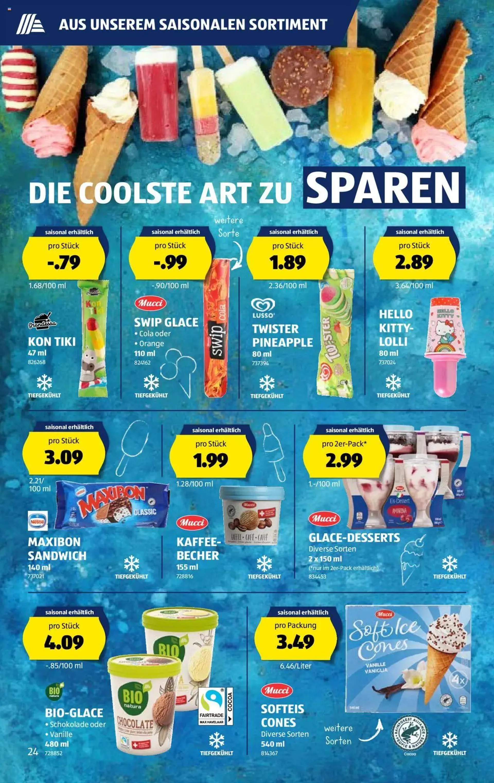 Aldi Aktionen von 4. Juli bis 10. Juli 2024 - Prospekt seite  24