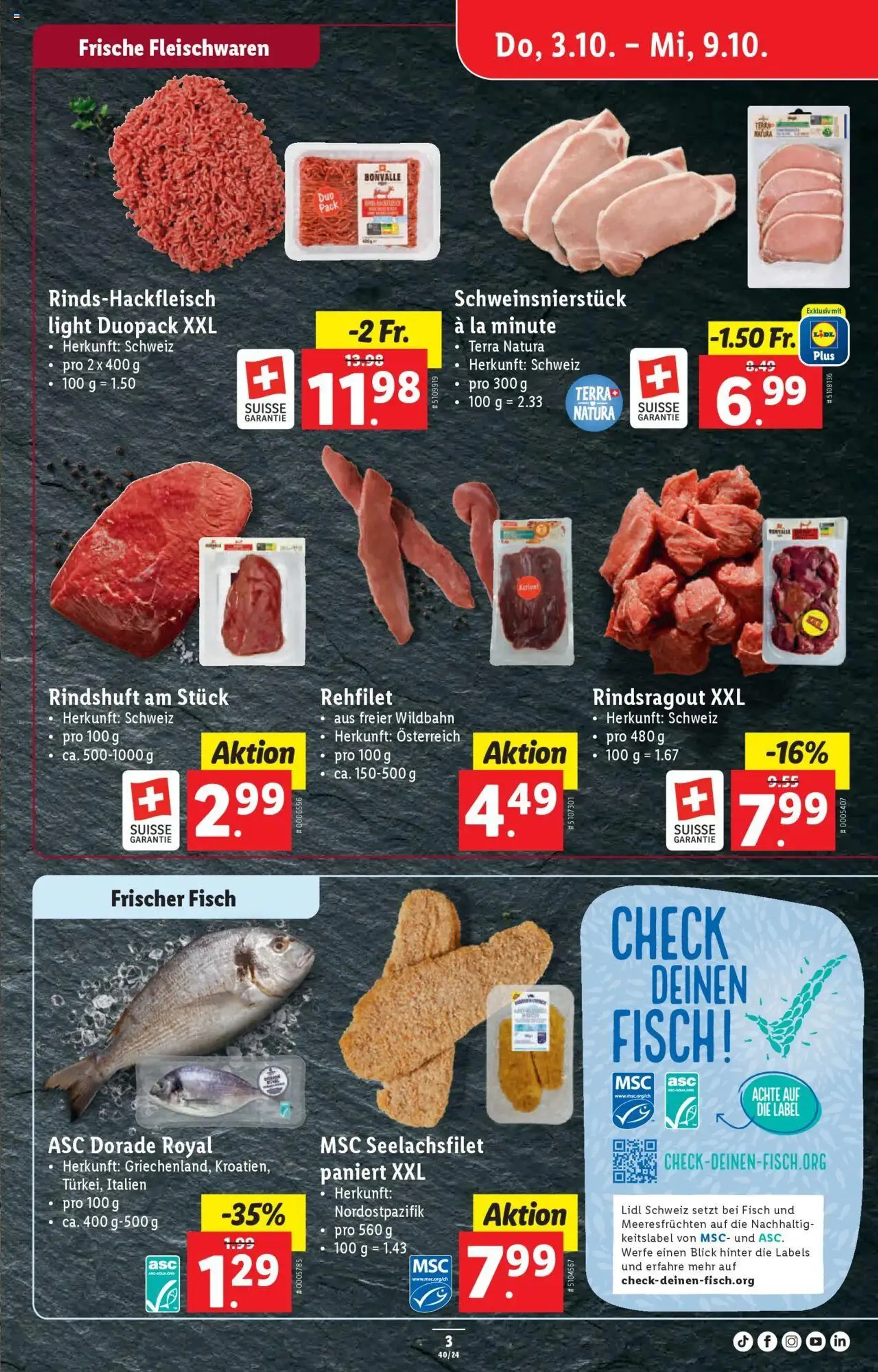 Lidl Aktionen von 3. Oktober bis 9. Oktober 2024 - Prospekt seite  7