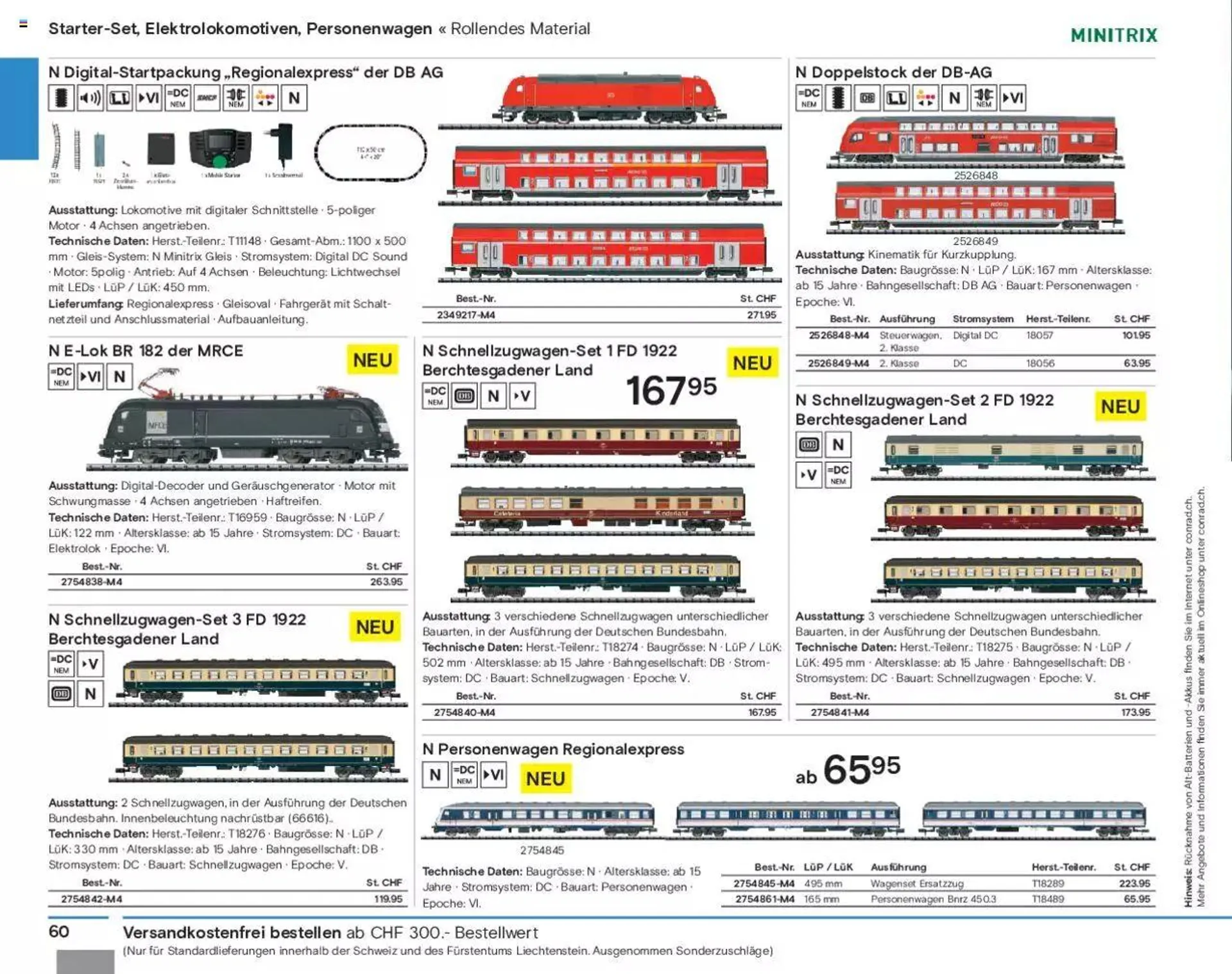 Conrad Modellbahn Katalog 2023/24 von 5. September bis 31. Dezember 2023 - Prospekt seite  62