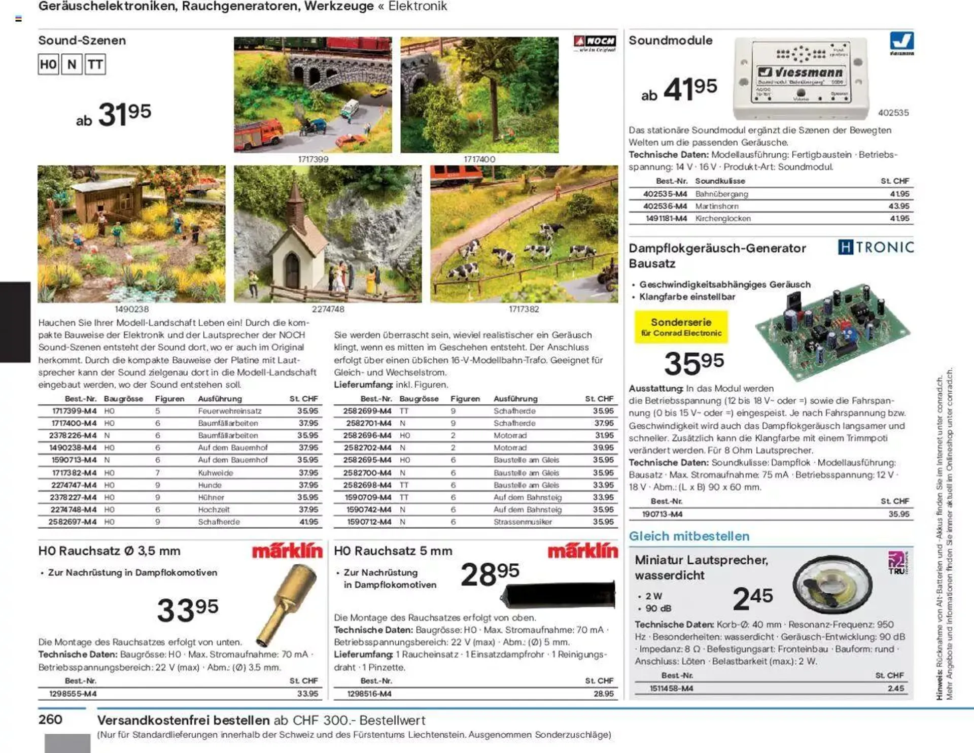 Conrad Modellbahn Katalog 2023/24 von 5. September bis 31. Dezember 2023 - Prospekt seite  262