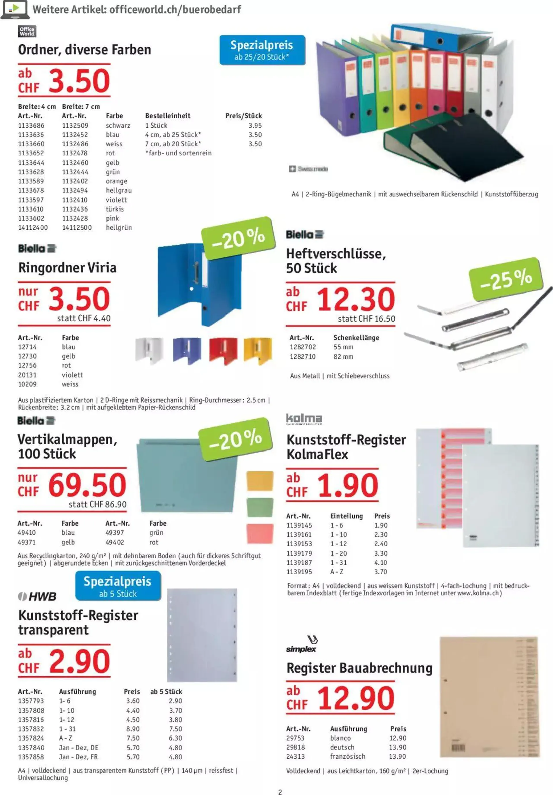 Office World Aktionen von 30. November bis 27. Dezember 2023 - Prospekt seite  2