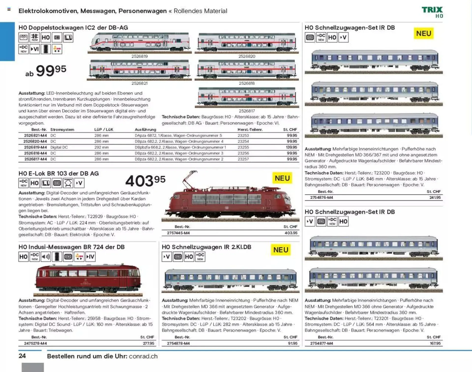 Conrad Modellbahn Katalog 2023/24 von 5. September bis 31. Dezember 2023 - Prospekt seite  26