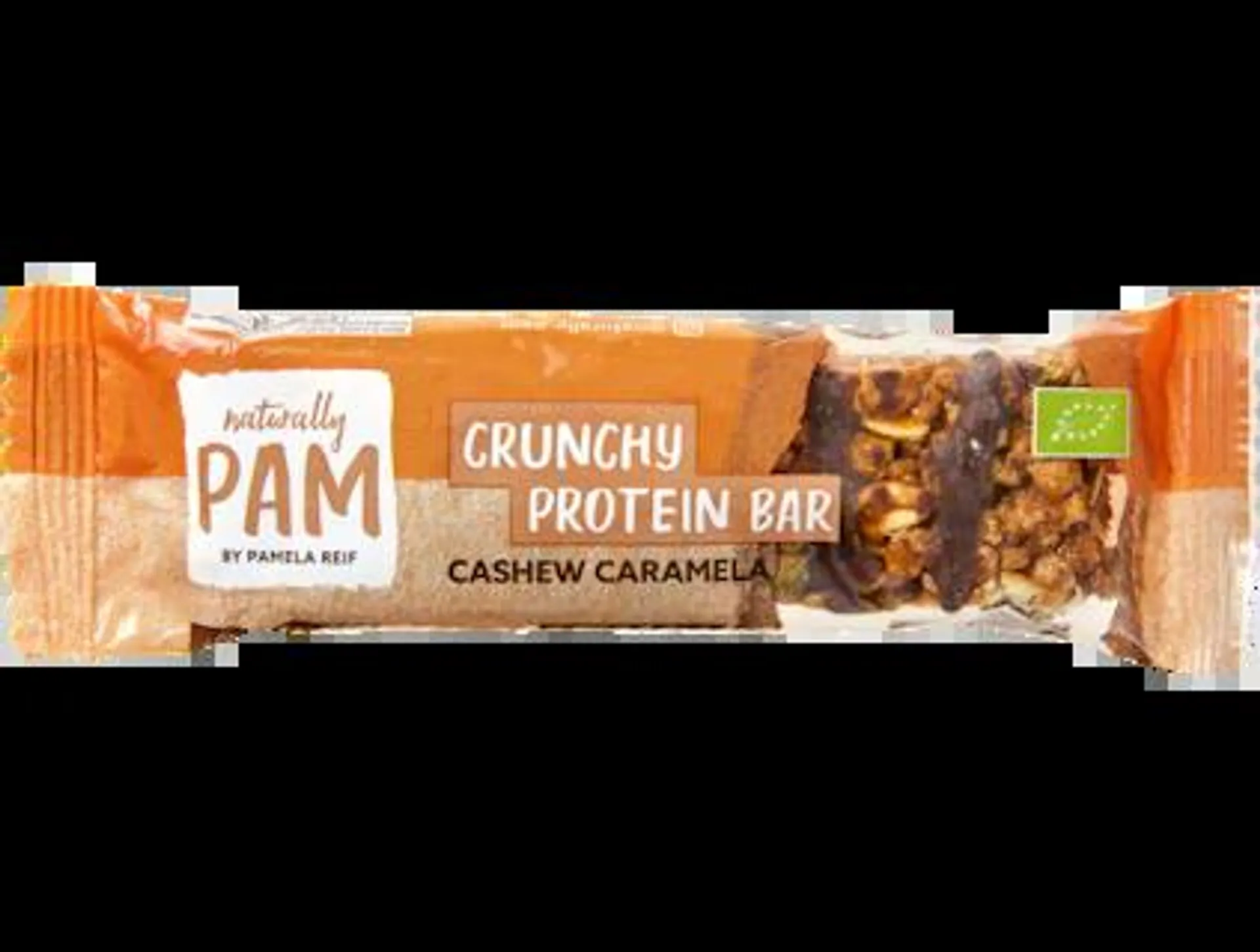 Naturally Pam Bio Crunchy Proteinriegel Chashew Caramel