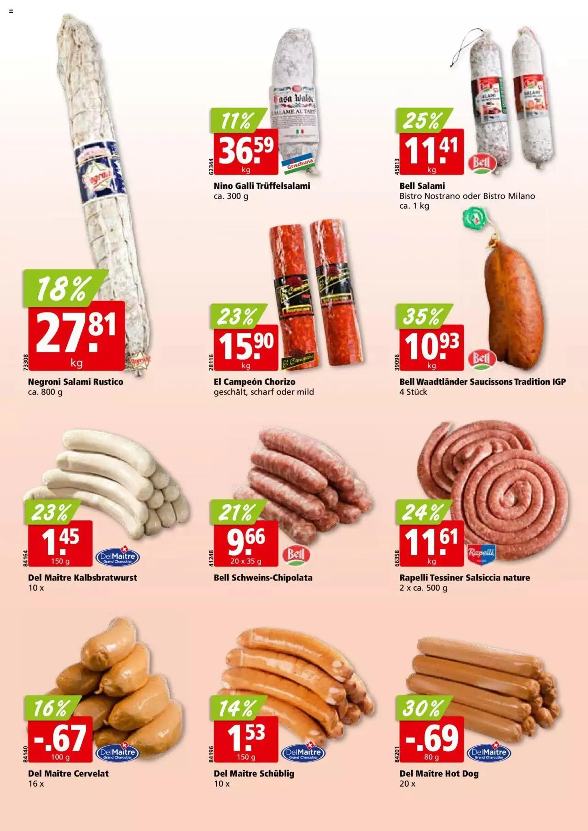 Aligro Aktionen für Businesskunden - Chavannes, Matran, Genf, Sitten von 18. Dezember bis 23. Dezember 2023 - Prospekt seite  14