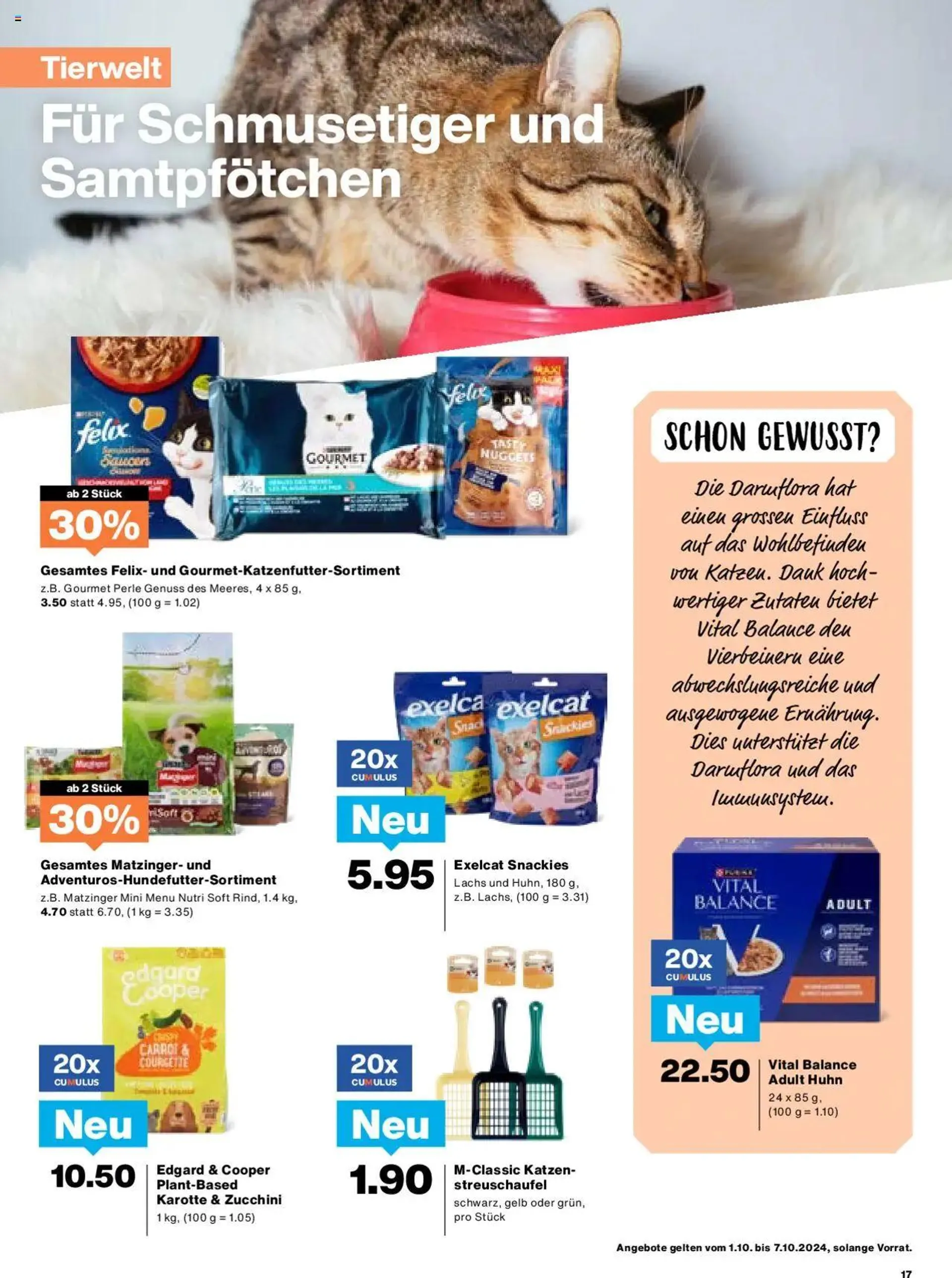 Migros Aktionen von 1. Oktober bis 7. Oktober 2024 - Prospekt seite  17