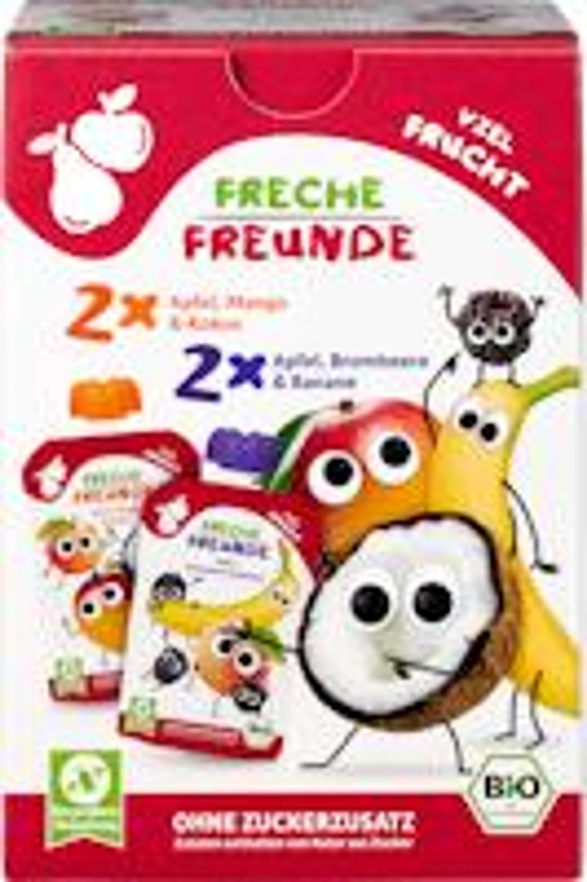 Freche Freunde Frucht-Quetschbeutel